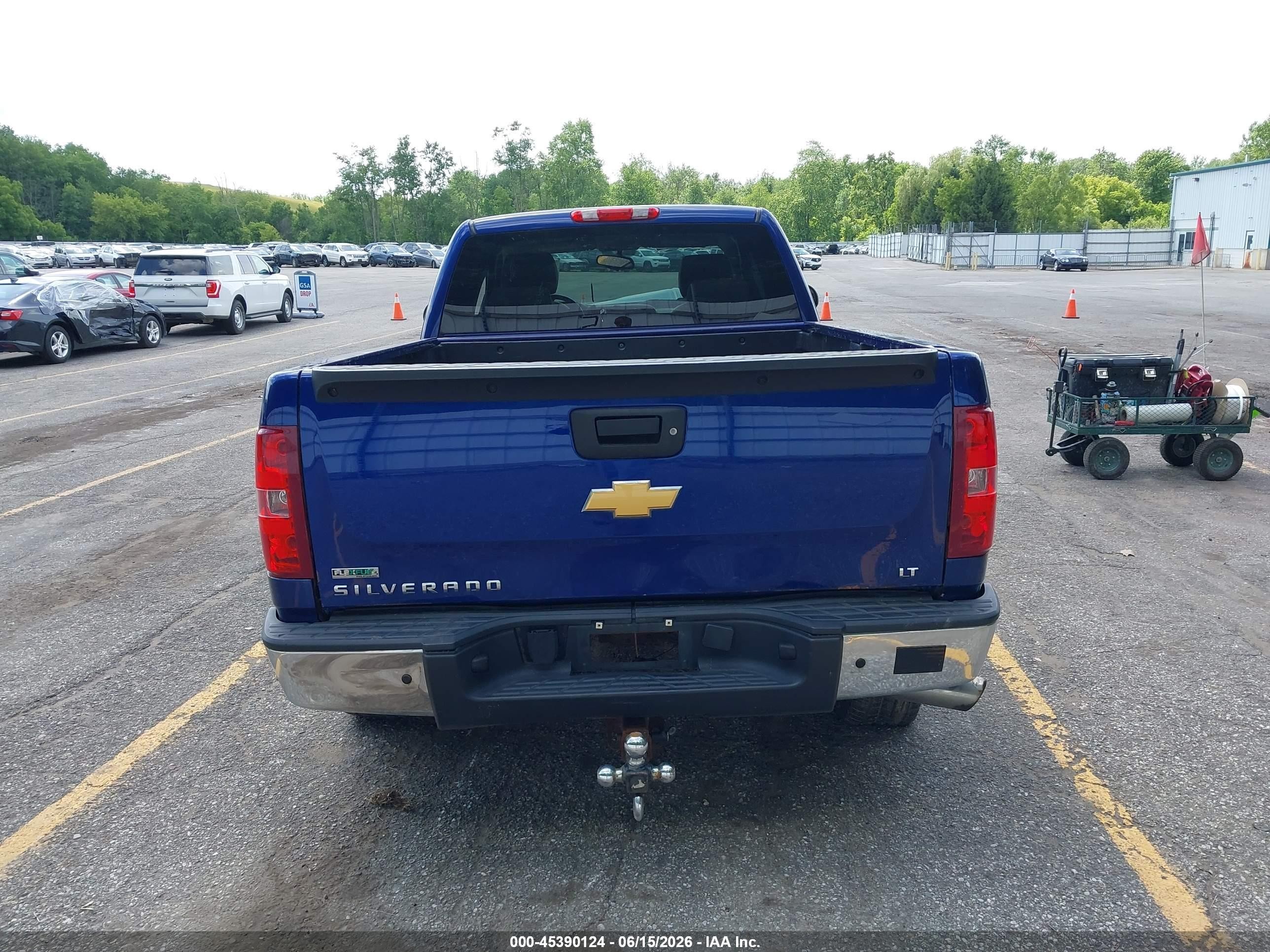 2010 Chevrolet Silverado 1500 Lt Blue vin: 1GCSKSE34AZ220952