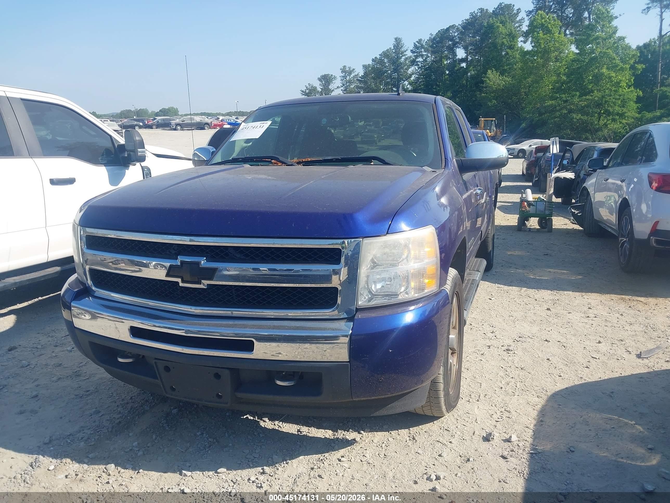 2010 Chevrolet Silverado 1500 Lt Blue vin: 1GCSKSE34AZ249903
