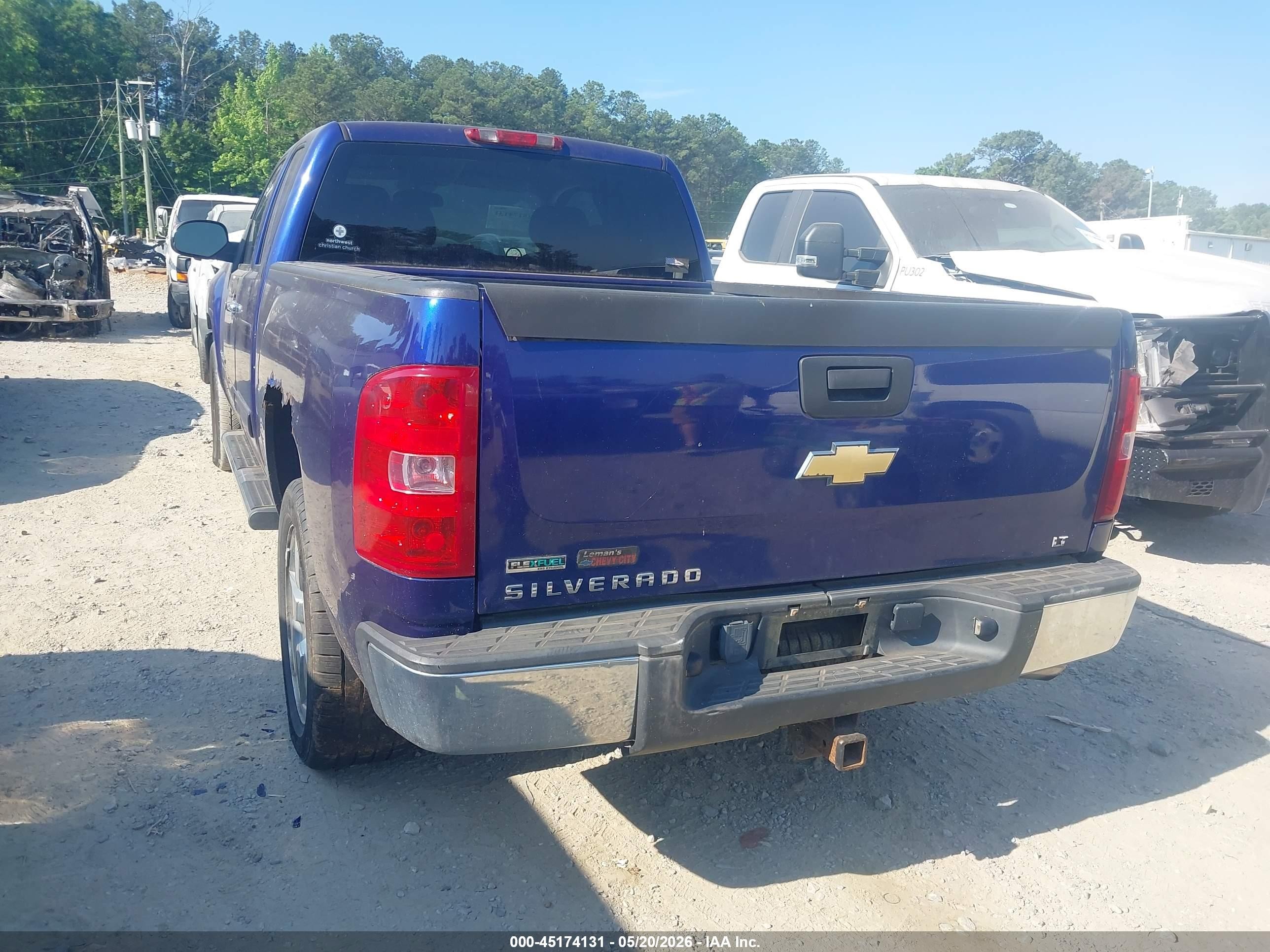 2010 Chevrolet Silverado 1500 Lt Blue vin: 1GCSKSE34AZ249903