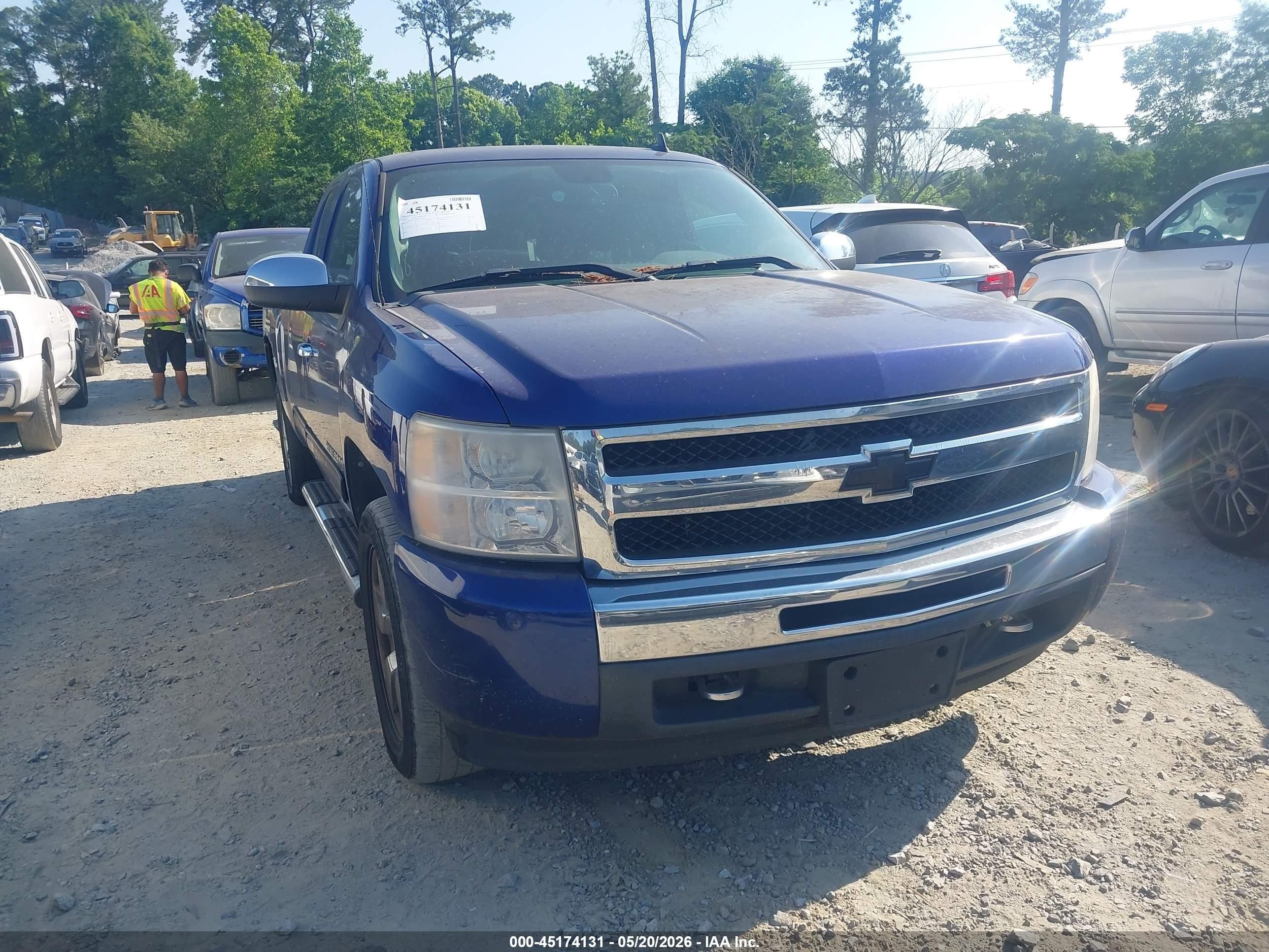 2010 Chevrolet Silverado 1500 Lt Blue vin: 1GCSKSE34AZ249903