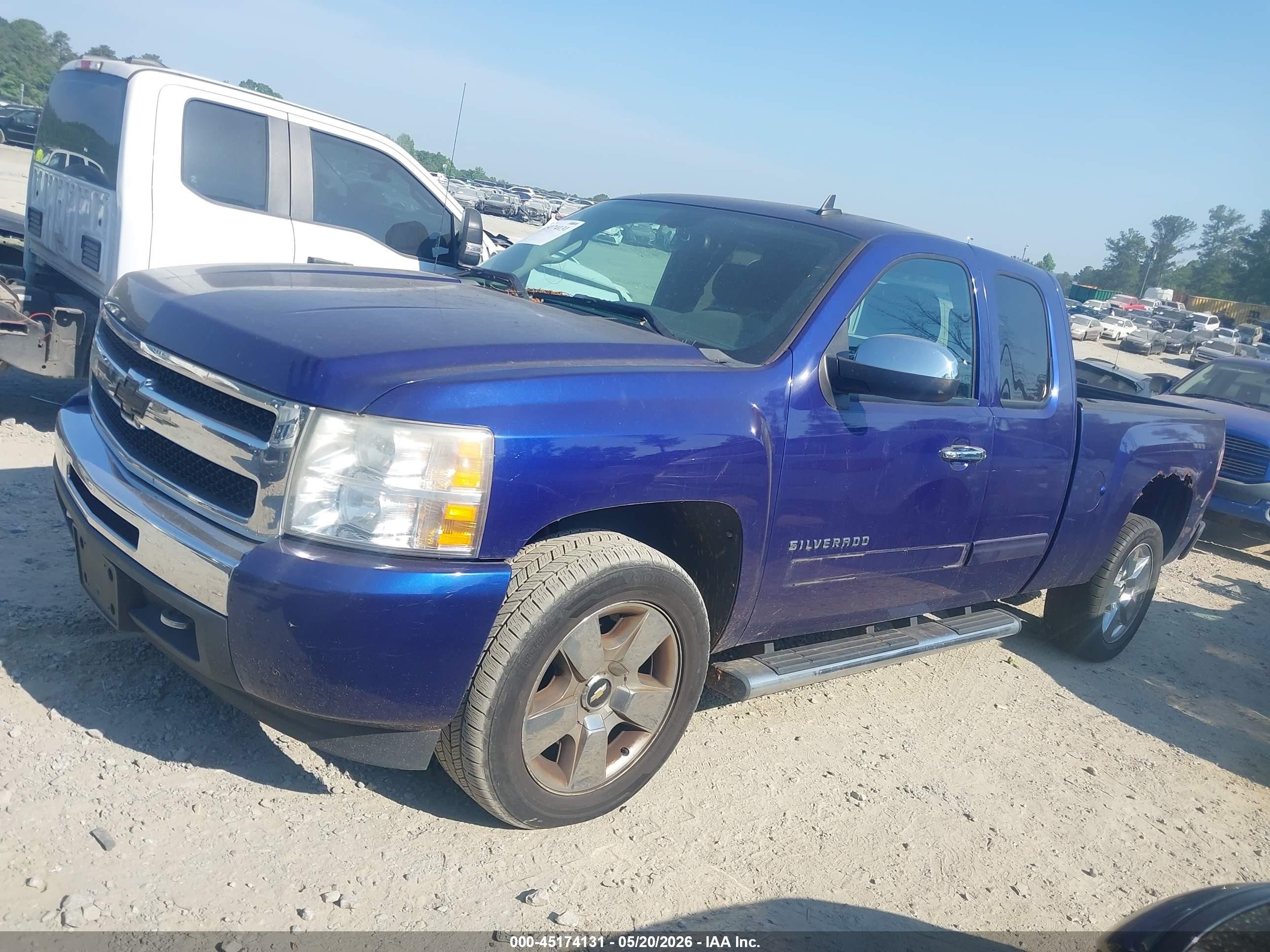 2010 Chevrolet Silverado 1500 Lt Blue vin: 1GCSKSE34AZ249903