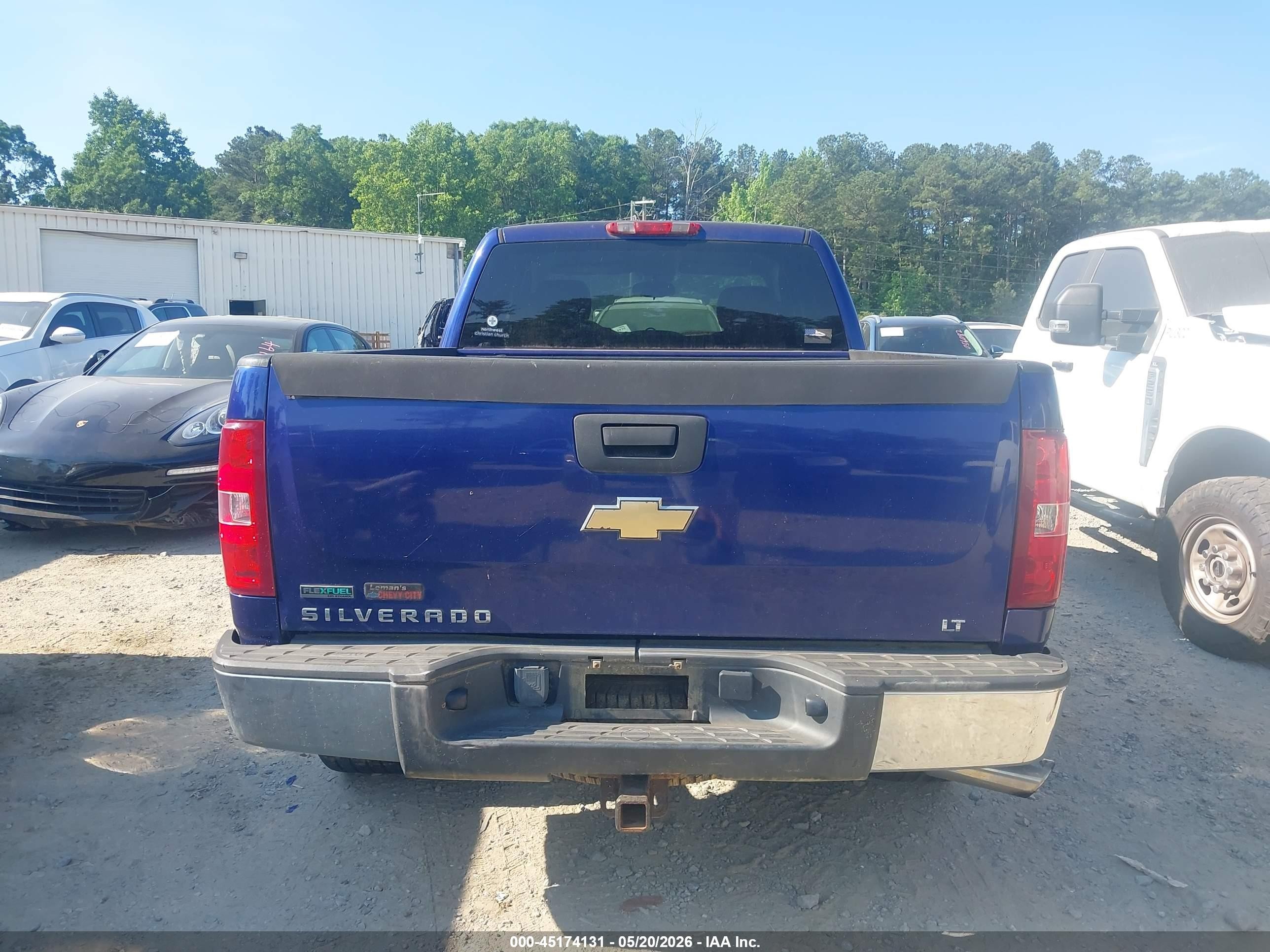 2010 Chevrolet Silverado 1500 Lt Blue vin: 1GCSKSE34AZ249903