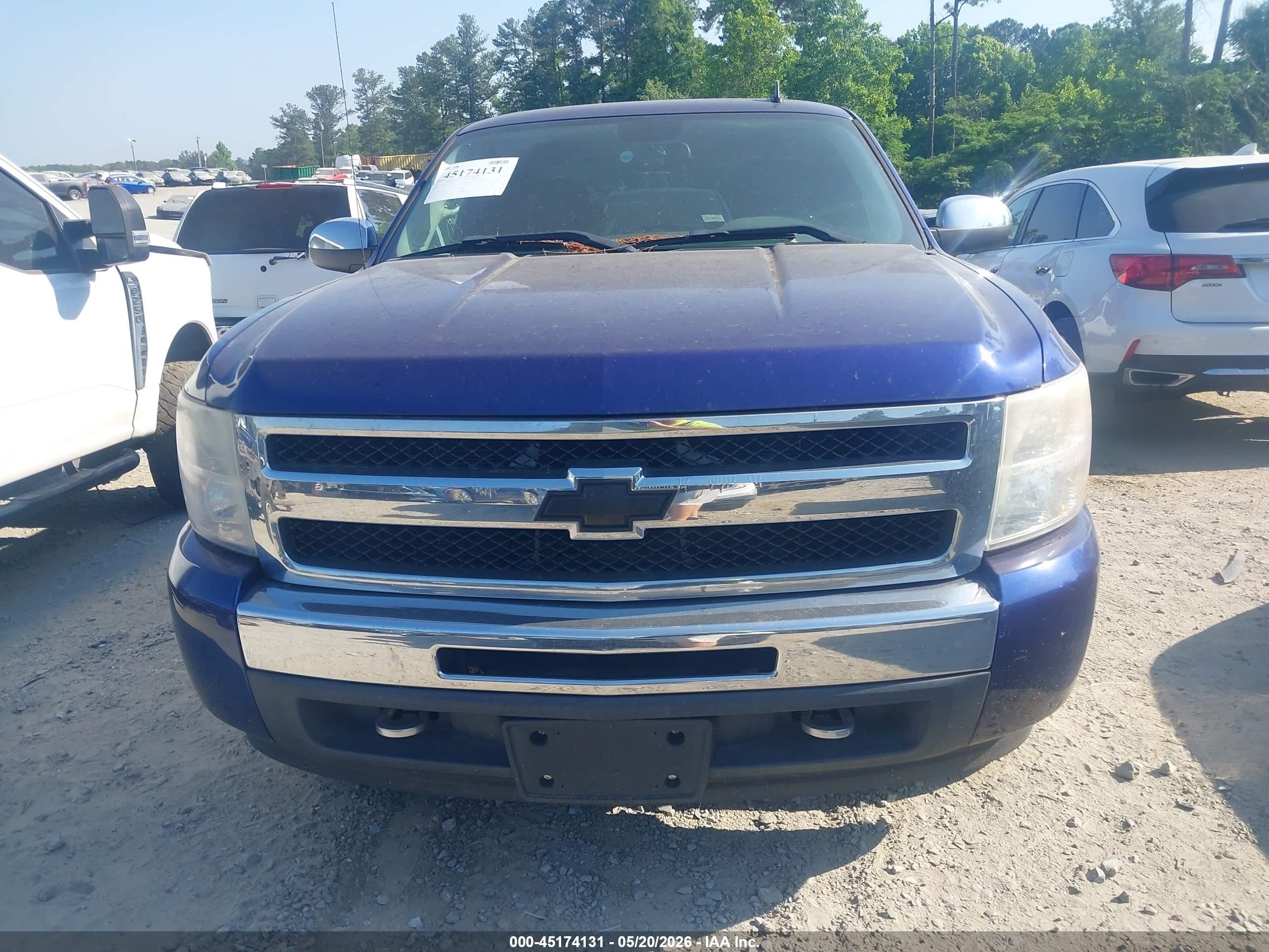 2010 Chevrolet Silverado 1500 Lt Blue vin: 1GCSKSE34AZ249903