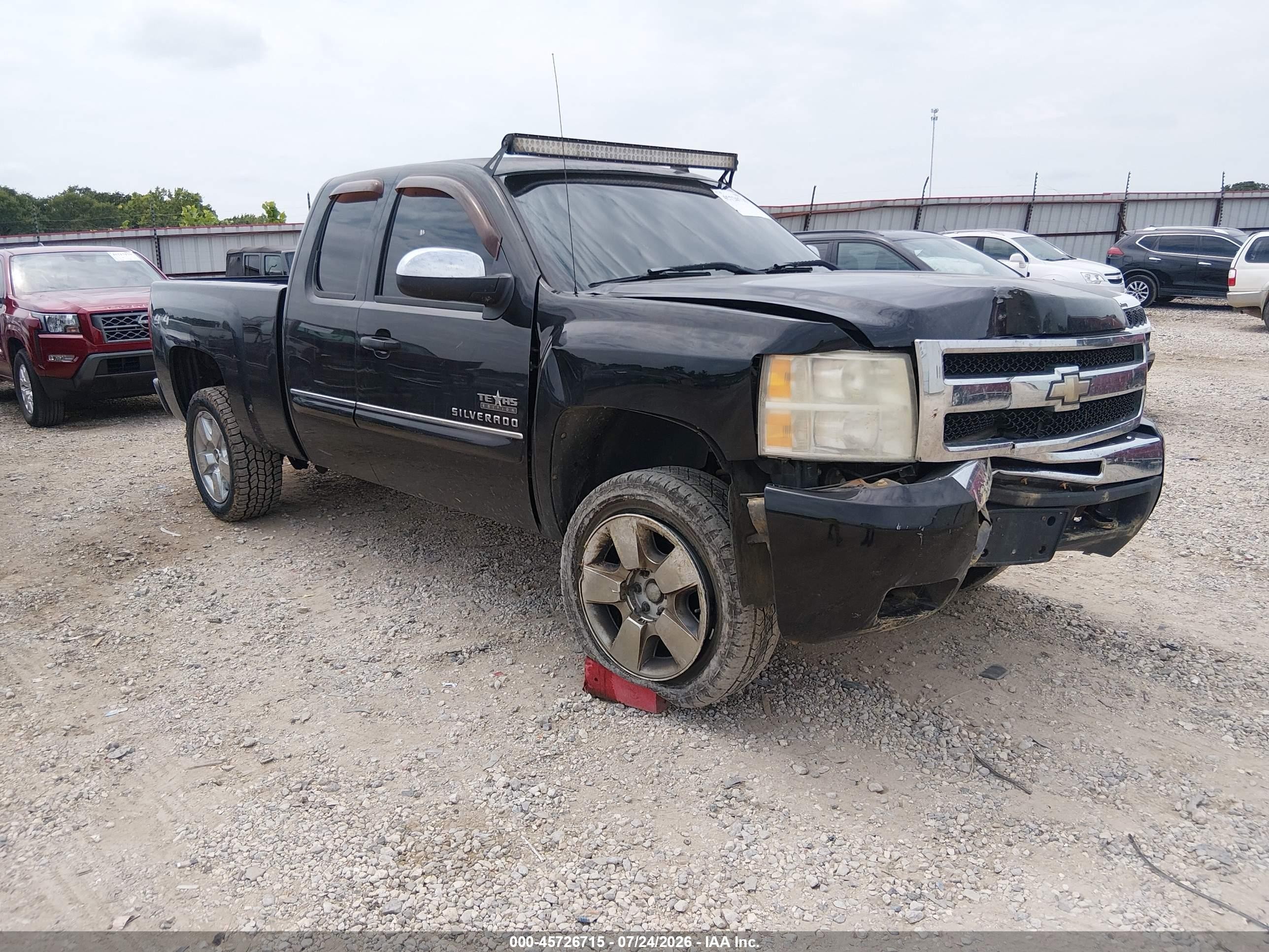 2010 Chevrolet Silverado 1500 Lt Black vin: 1GCSKSE35AZ204100