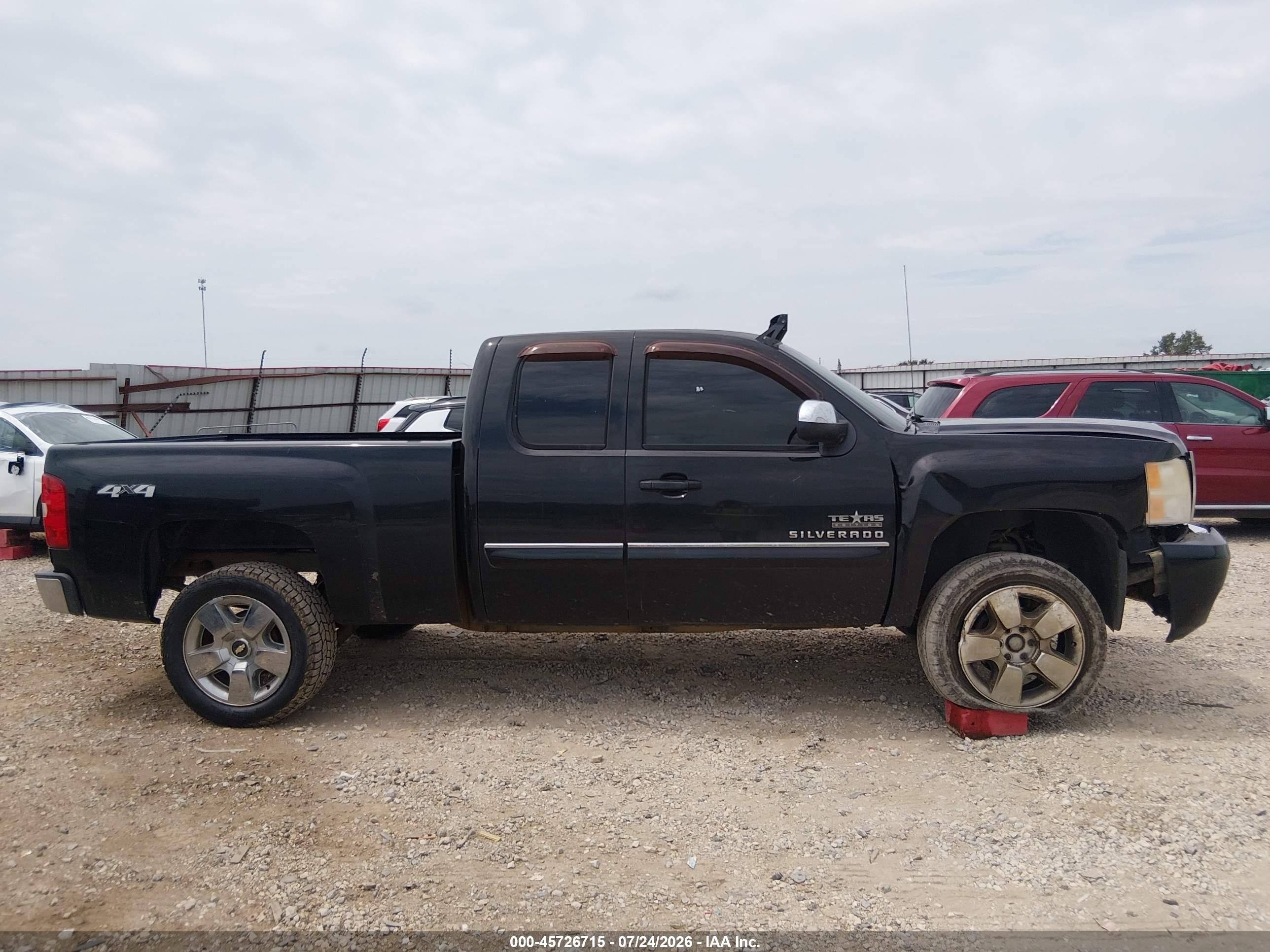 2010 Chevrolet Silverado 1500 Lt Black vin: 1GCSKSE35AZ204100