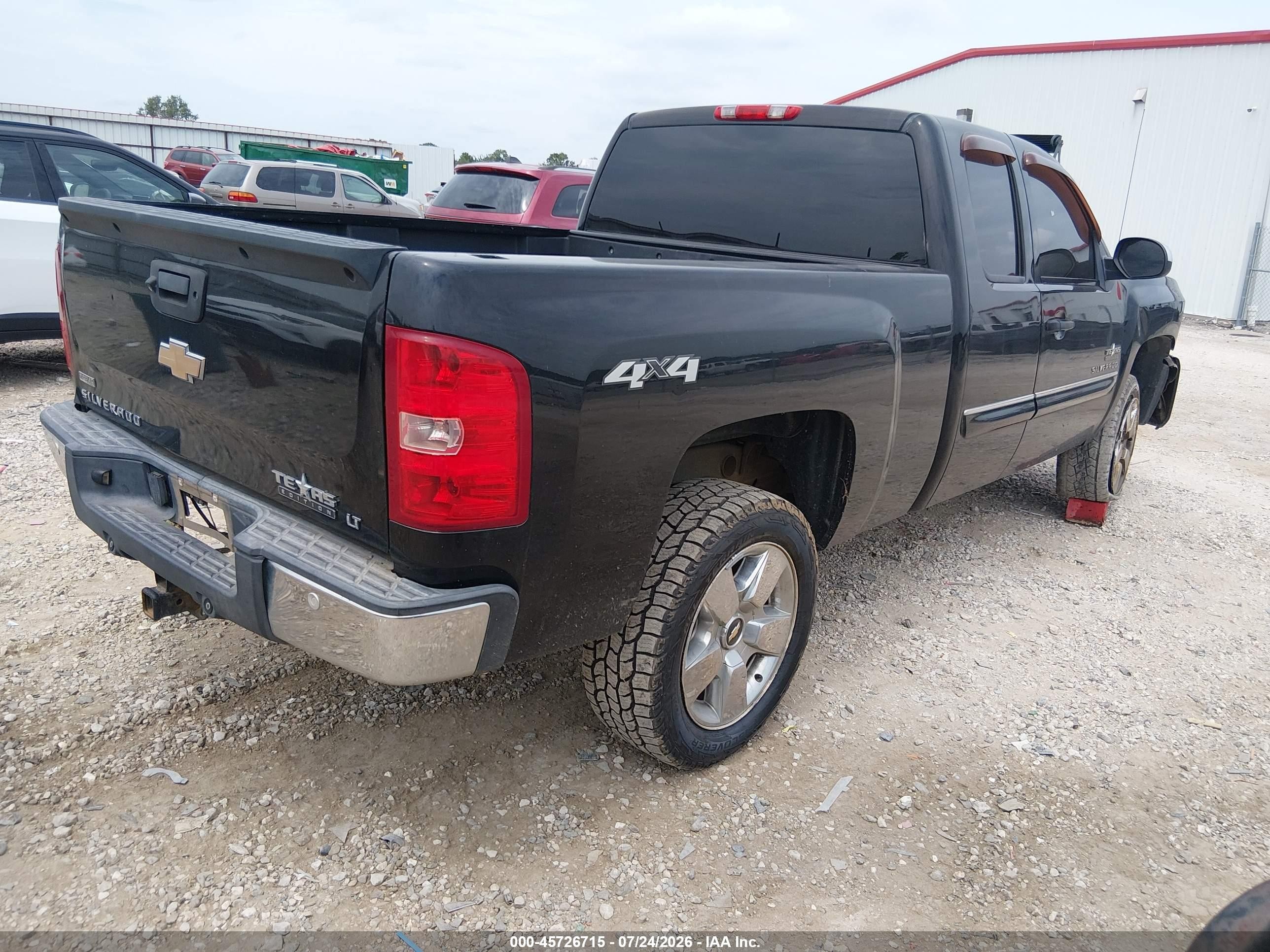 2010 Chevrolet Silverado 1500 Lt Black vin: 1GCSKSE35AZ204100