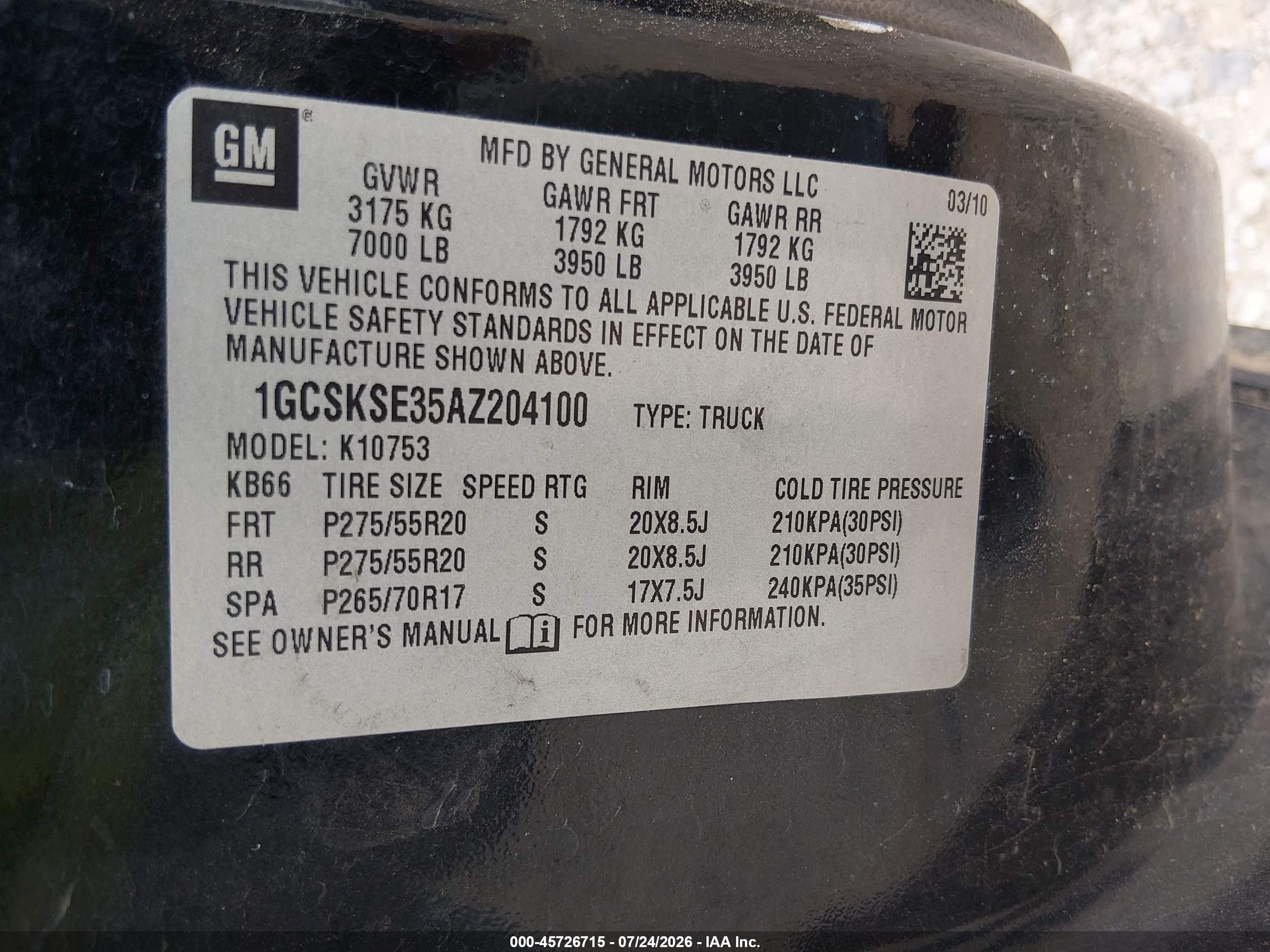 2010 Chevrolet Silverado 1500 Lt Black vin: 1GCSKSE35AZ204100