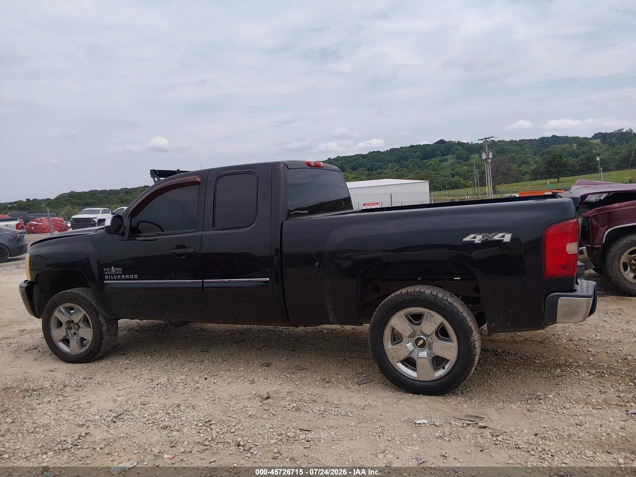 2010 Chevrolet Silverado 1500 Lt Black vin: 1GCSKSE35AZ204100
