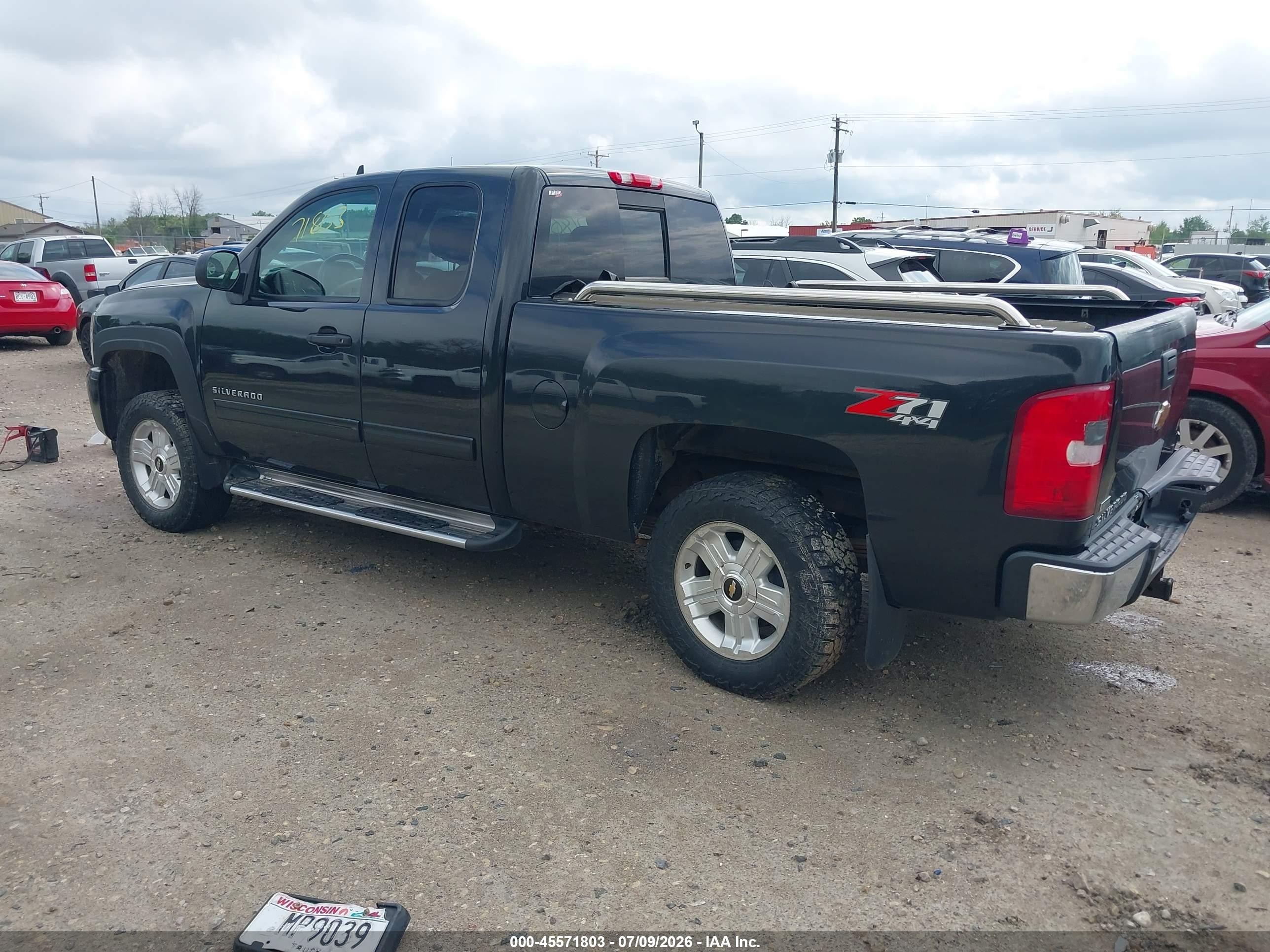 2010 Chevrolet Silverado 1500 Lt Black vin: 1GCSKSE36AZ163976