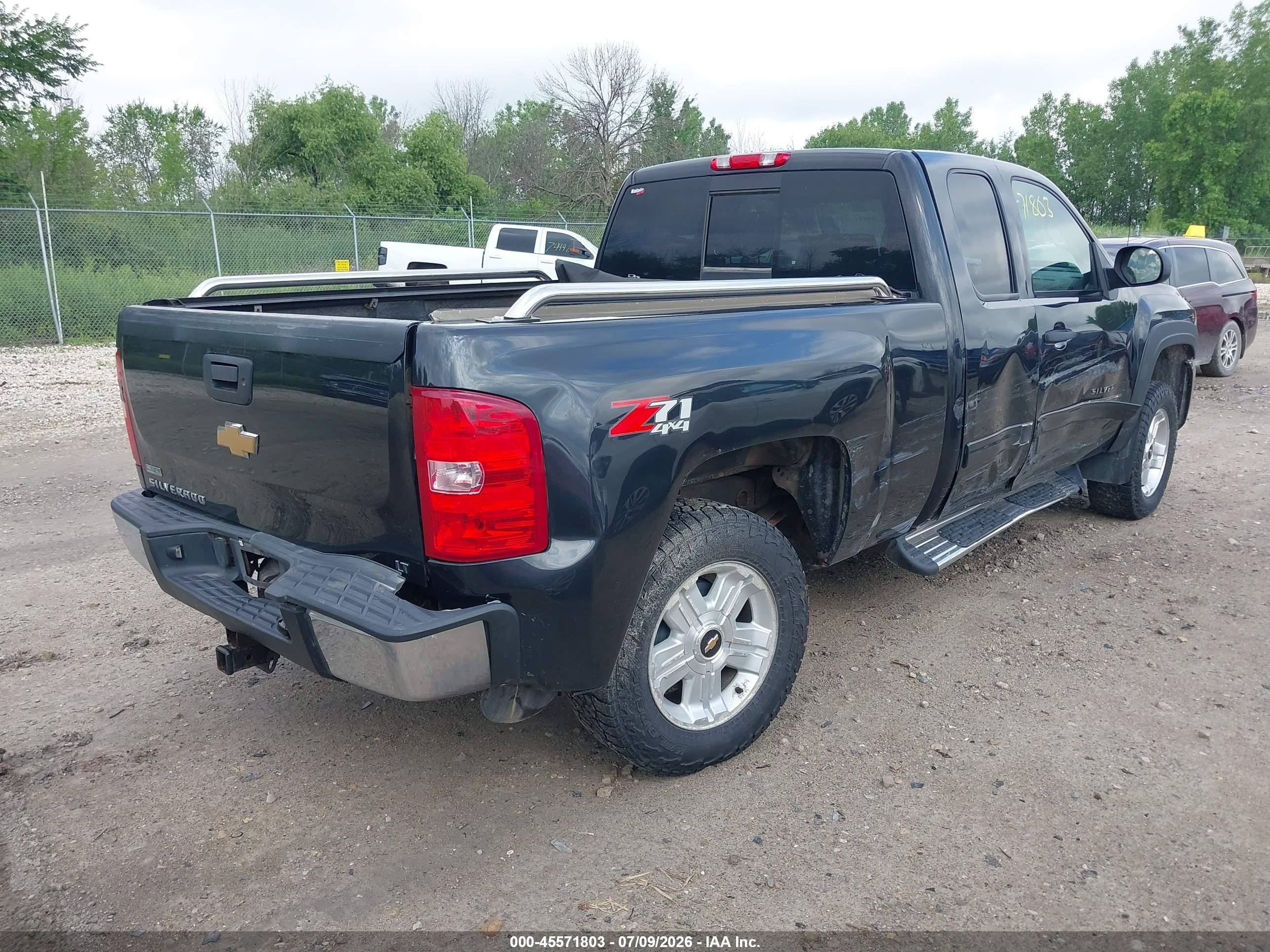 2010 Chevrolet Silverado 1500 Lt Black vin: 1GCSKSE36AZ163976