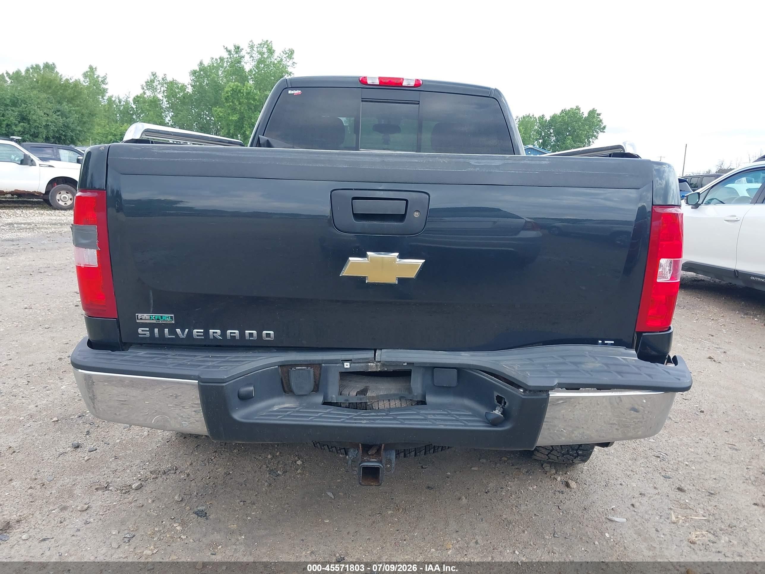 2010 Chevrolet Silverado 1500 Lt Black vin: 1GCSKSE36AZ163976