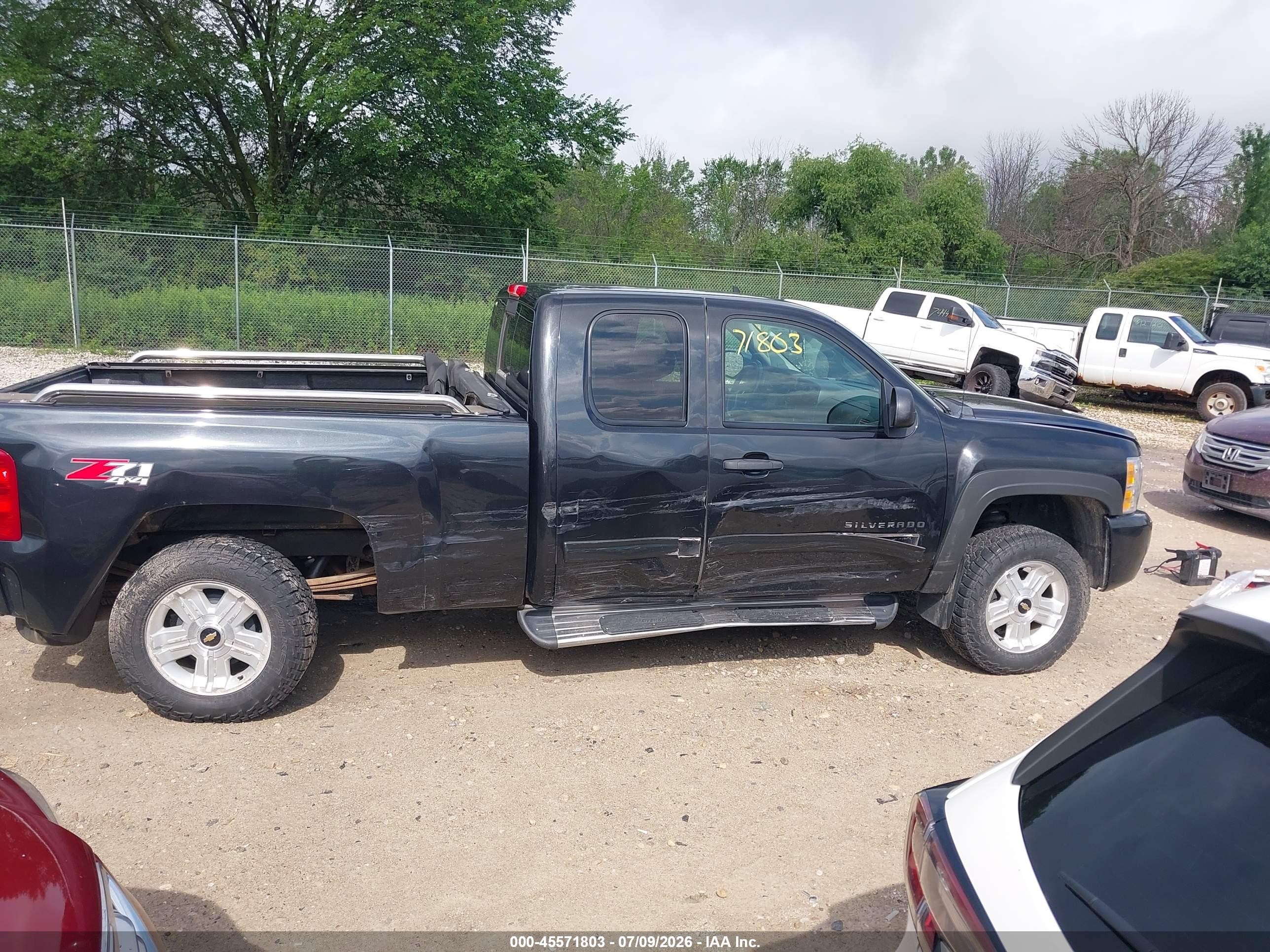 2010 Chevrolet Silverado 1500 Lt Black vin: 1GCSKSE36AZ163976