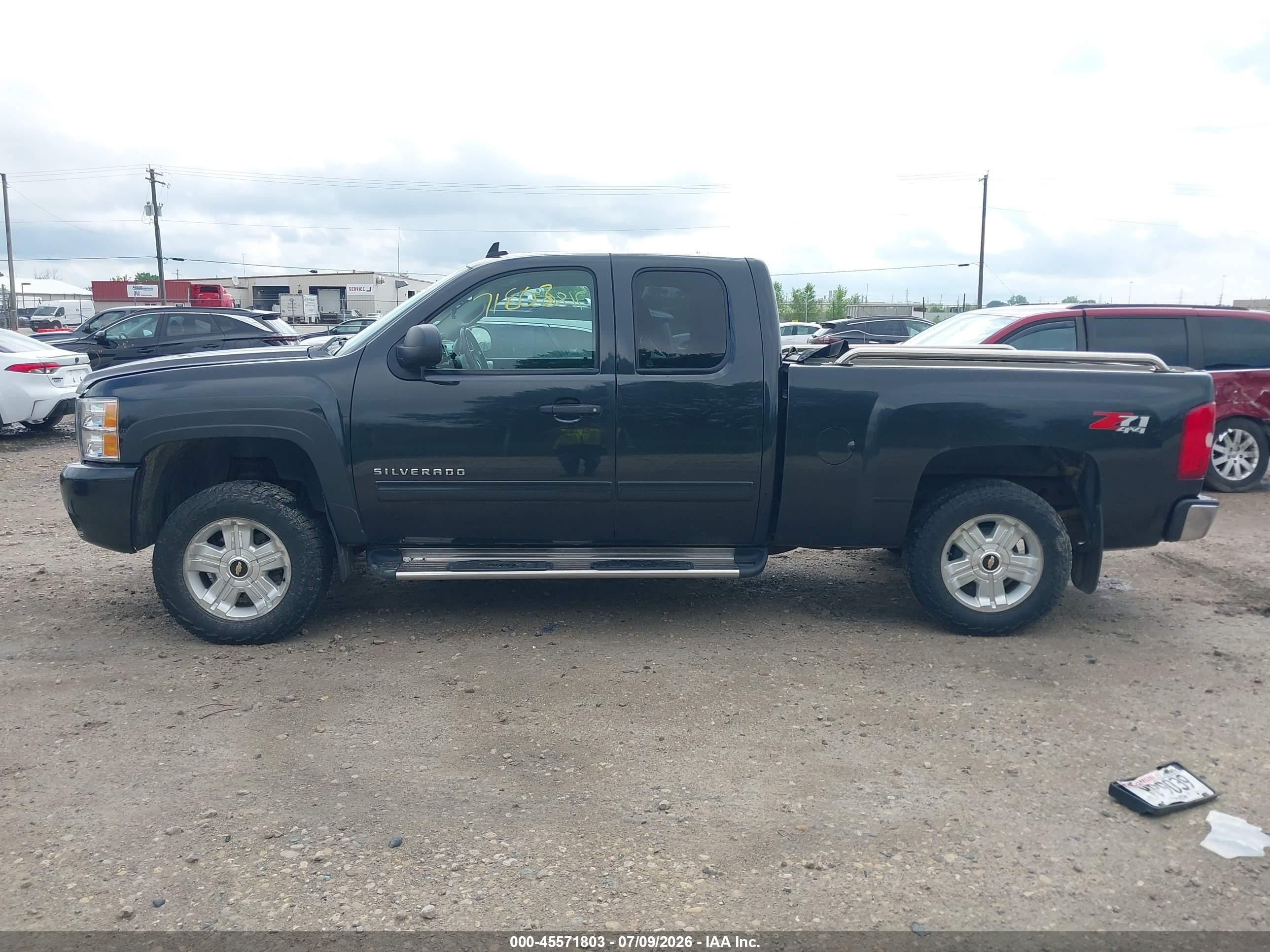 2010 Chevrolet Silverado 1500 Lt Black vin: 1GCSKSE36AZ163976