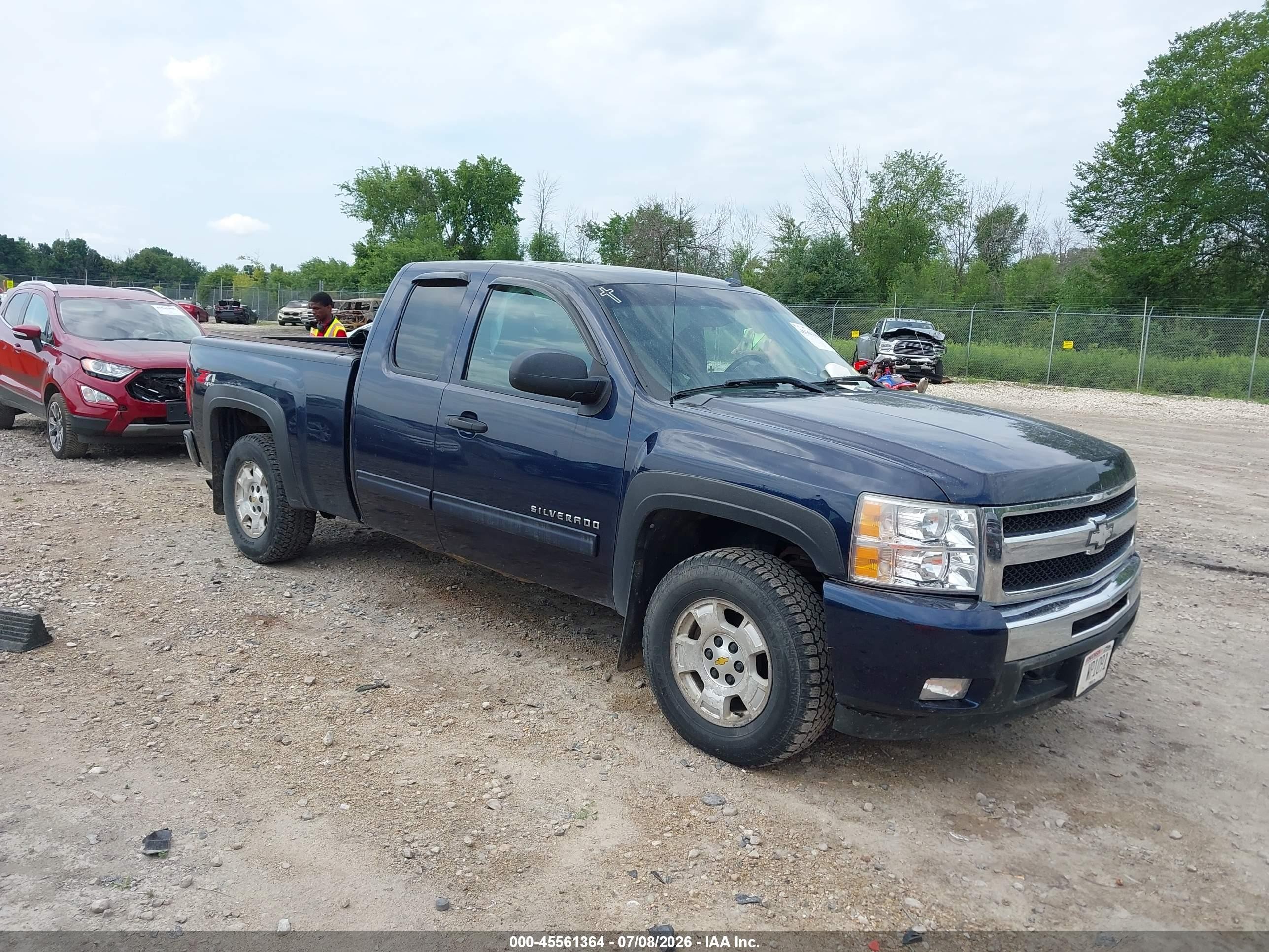 2010 Chevrolet Silverado 1500 Lt Blue vin: 1GCSKSE36AZ270946