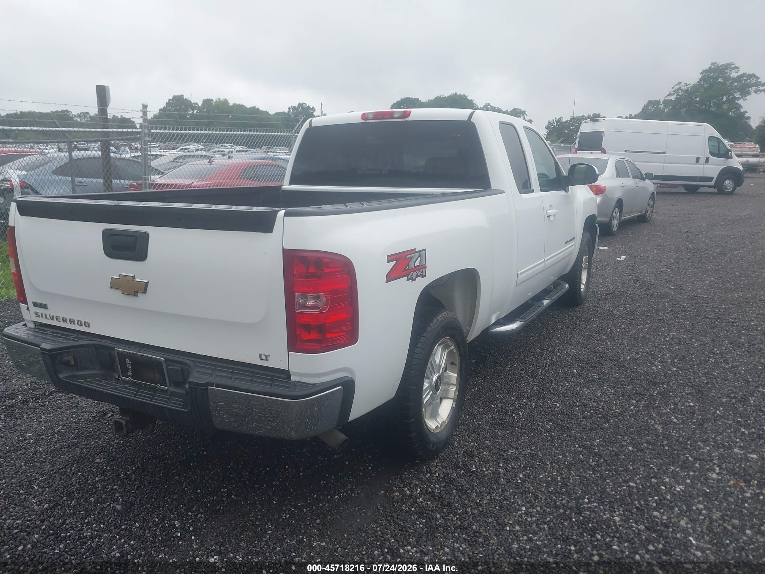 2010 Chevrolet Silverado 1500 Lt White vin: 1GCSKSE37AZ125074