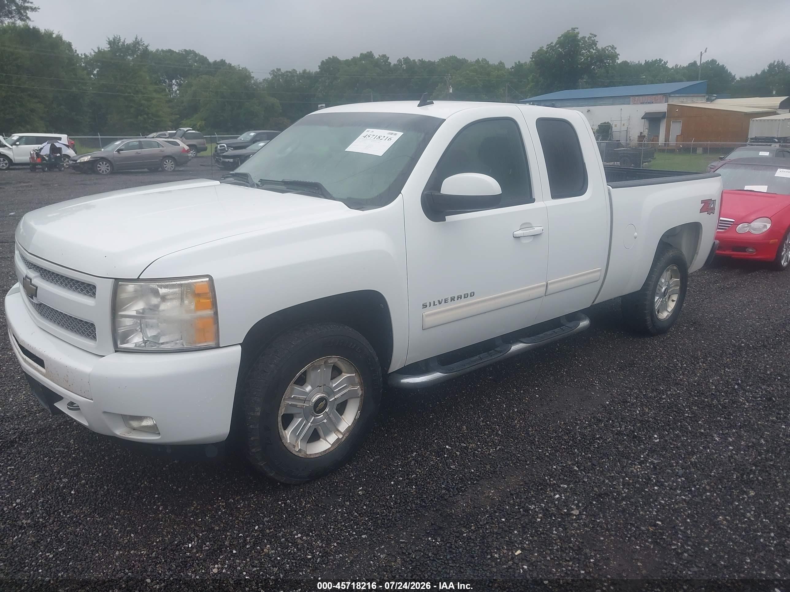 2010 Chevrolet Silverado 1500 Lt White vin: 1GCSKSE37AZ125074