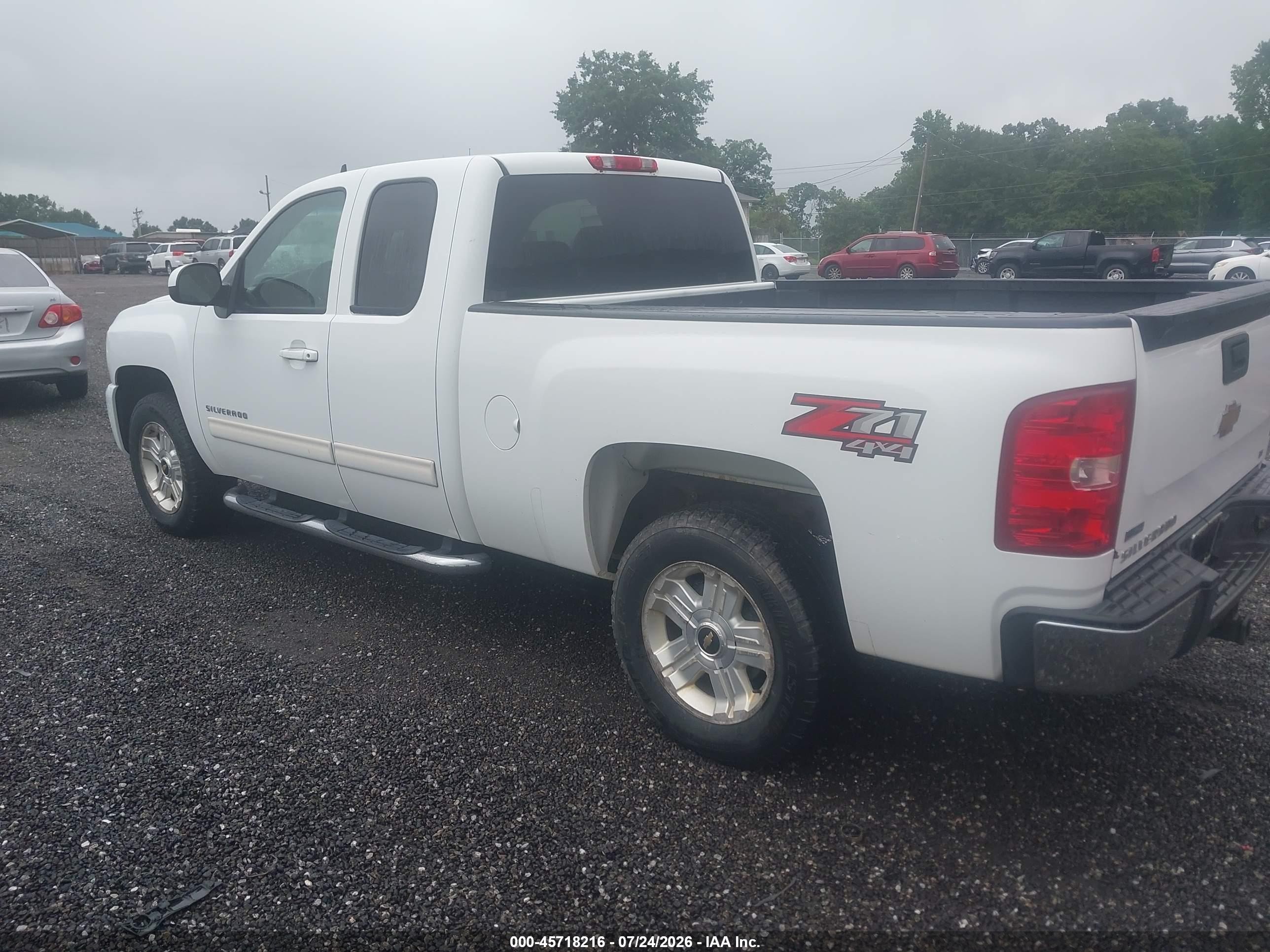 2010 Chevrolet Silverado 1500 Lt White vin: 1GCSKSE37AZ125074