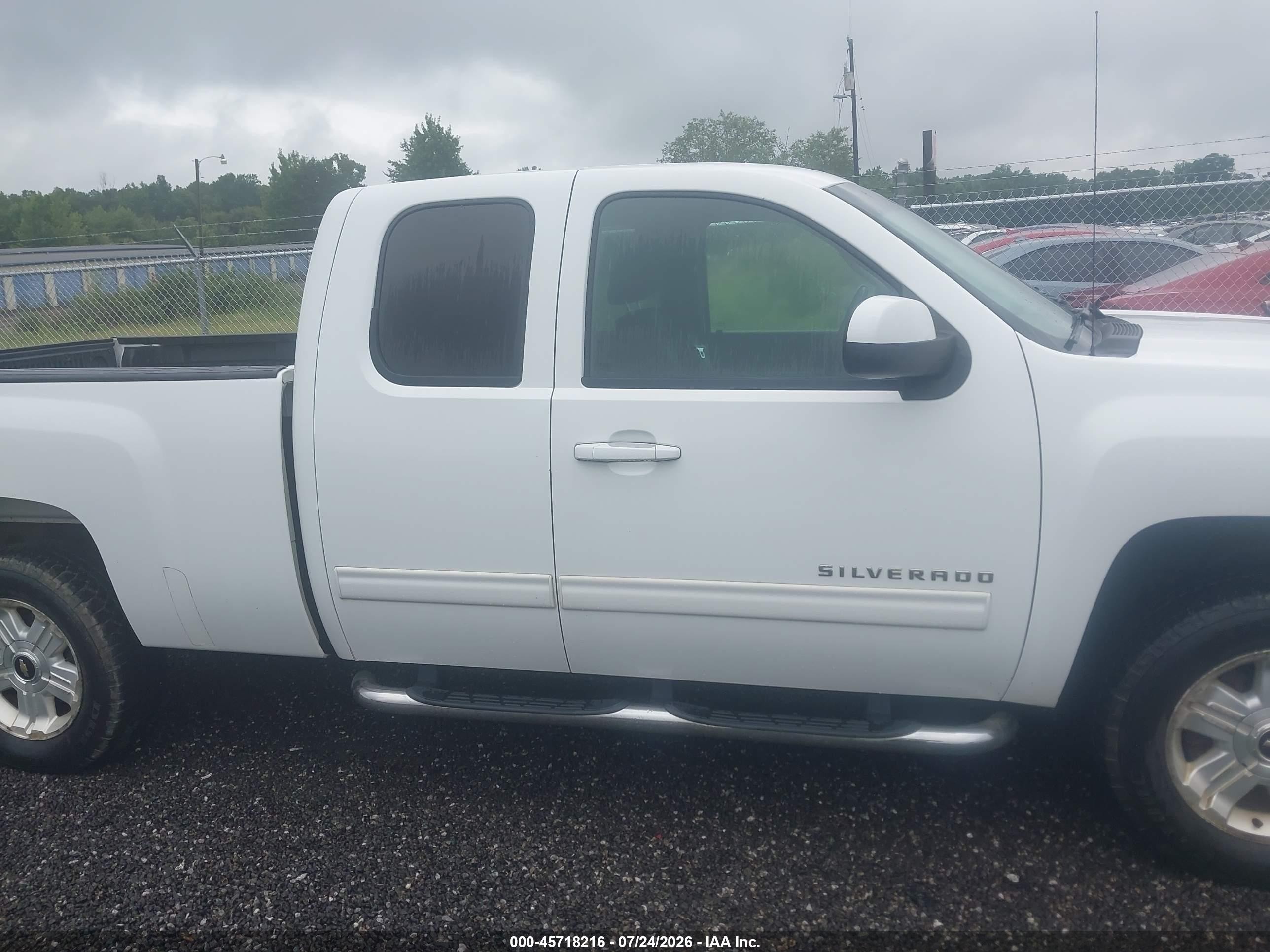 2010 Chevrolet Silverado 1500 Lt White vin: 1GCSKSE37AZ125074