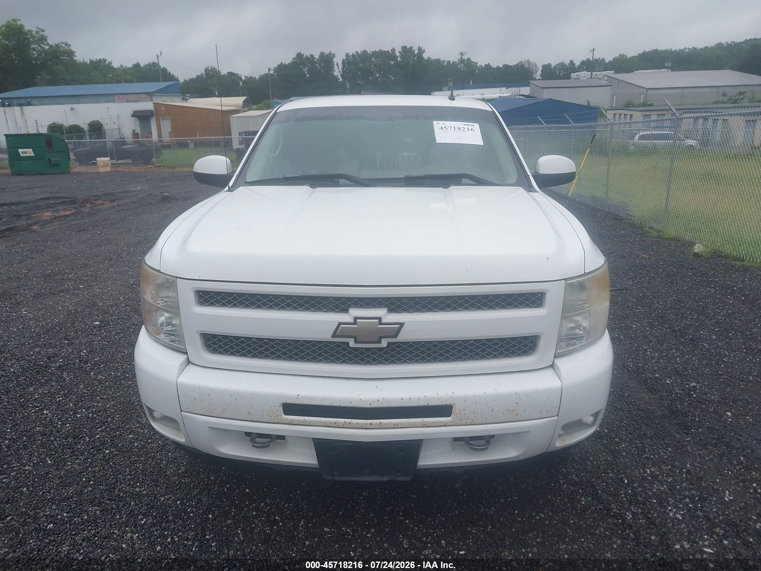 2010 Chevrolet Silverado 1500 Lt White vin: 1GCSKSE37AZ125074