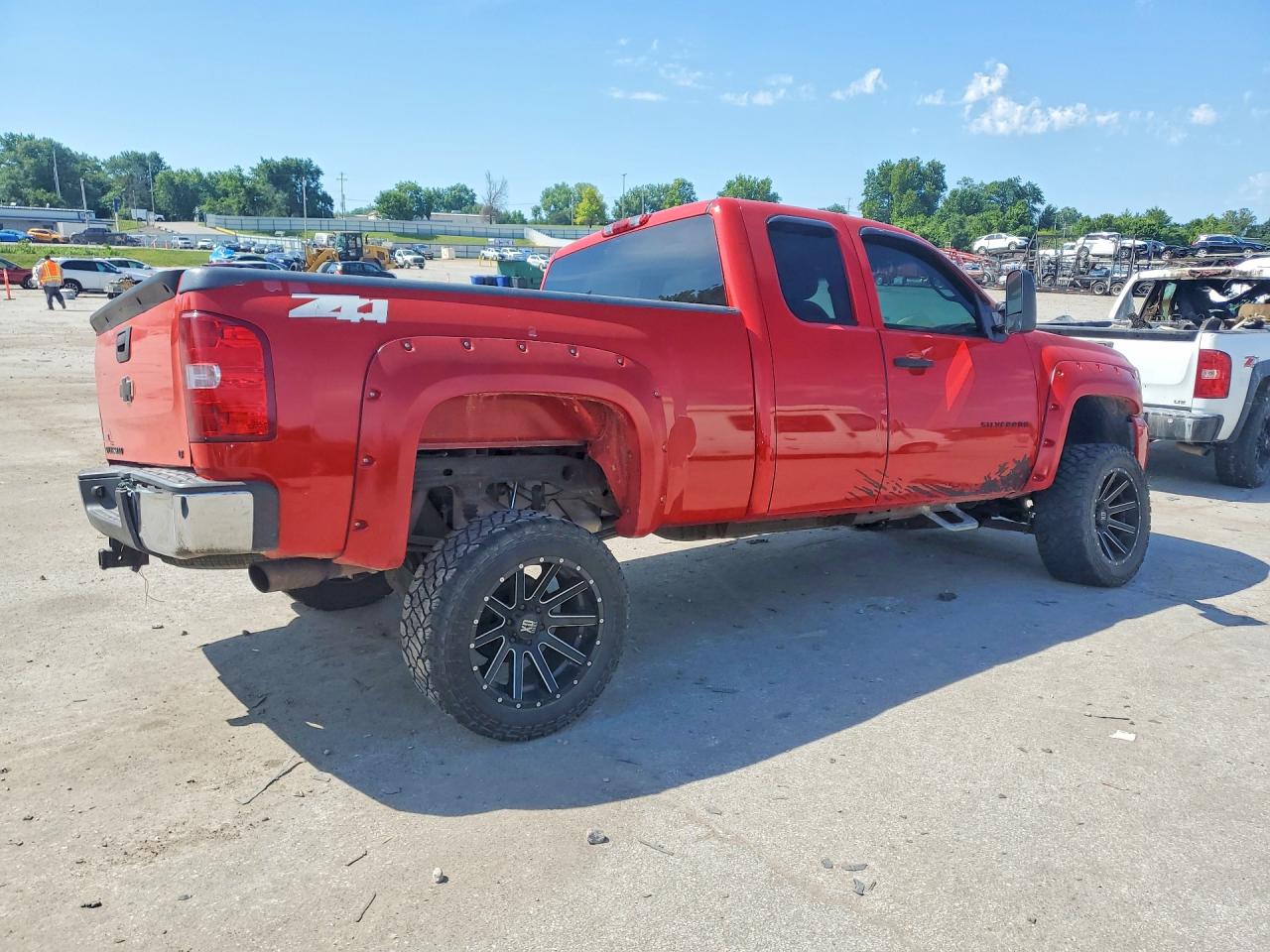2010 Chevrolet Silverado K1500 Lt Red vin: 1GCSKSE37AZ148953