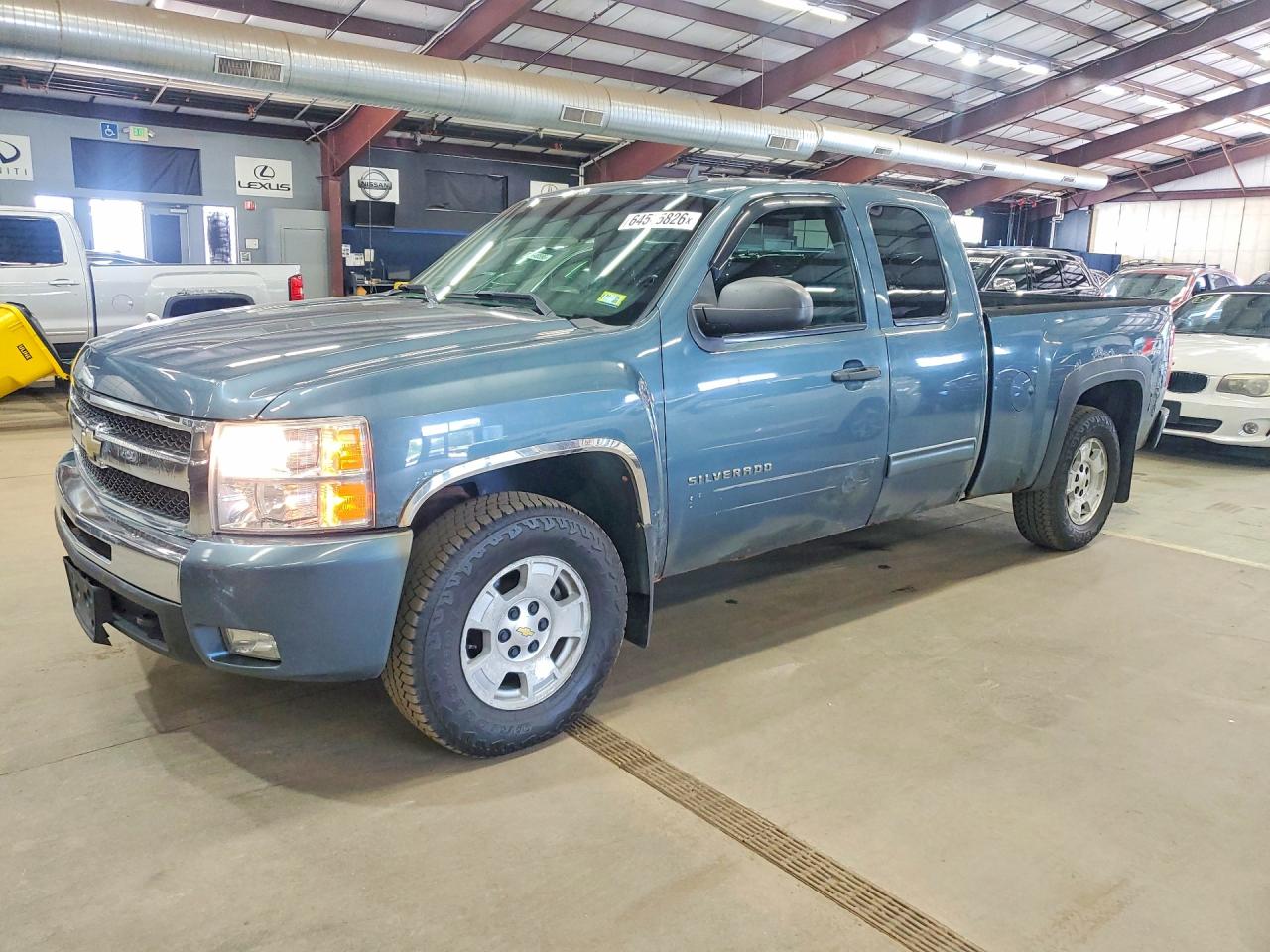 2010 Chevrolet Silverado K1500 Lt Blue vin: 1GCSKSE37AZ151044