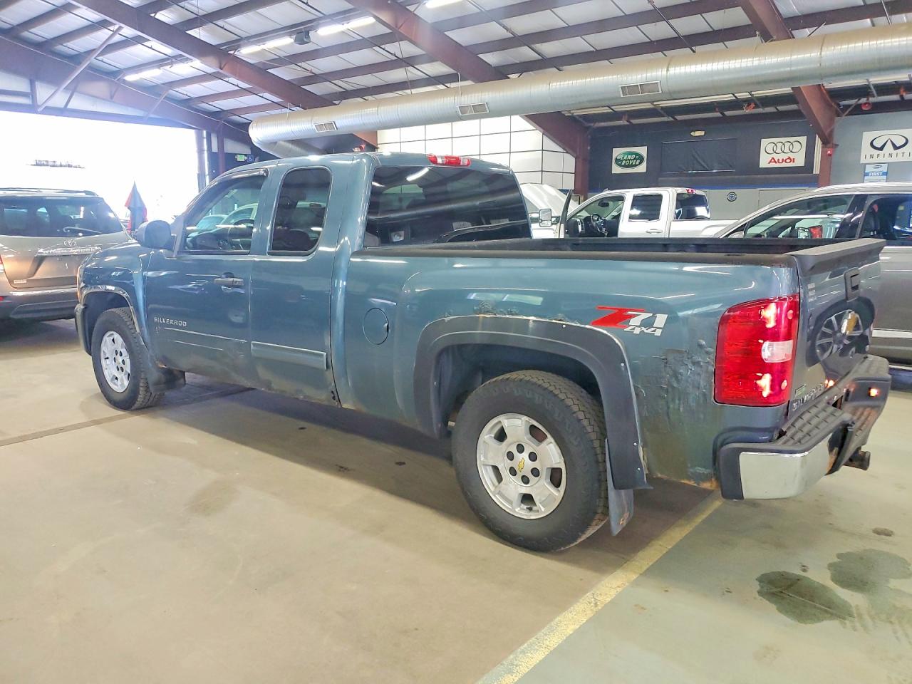 2010 Chevrolet Silverado K1500 Lt Blue vin: 1GCSKSE37AZ151044