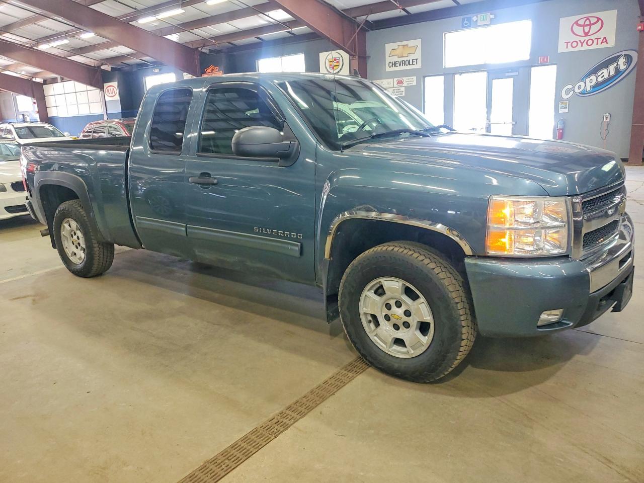 2010 Chevrolet Silverado K1500 Lt Blue vin: 1GCSKSE37AZ151044