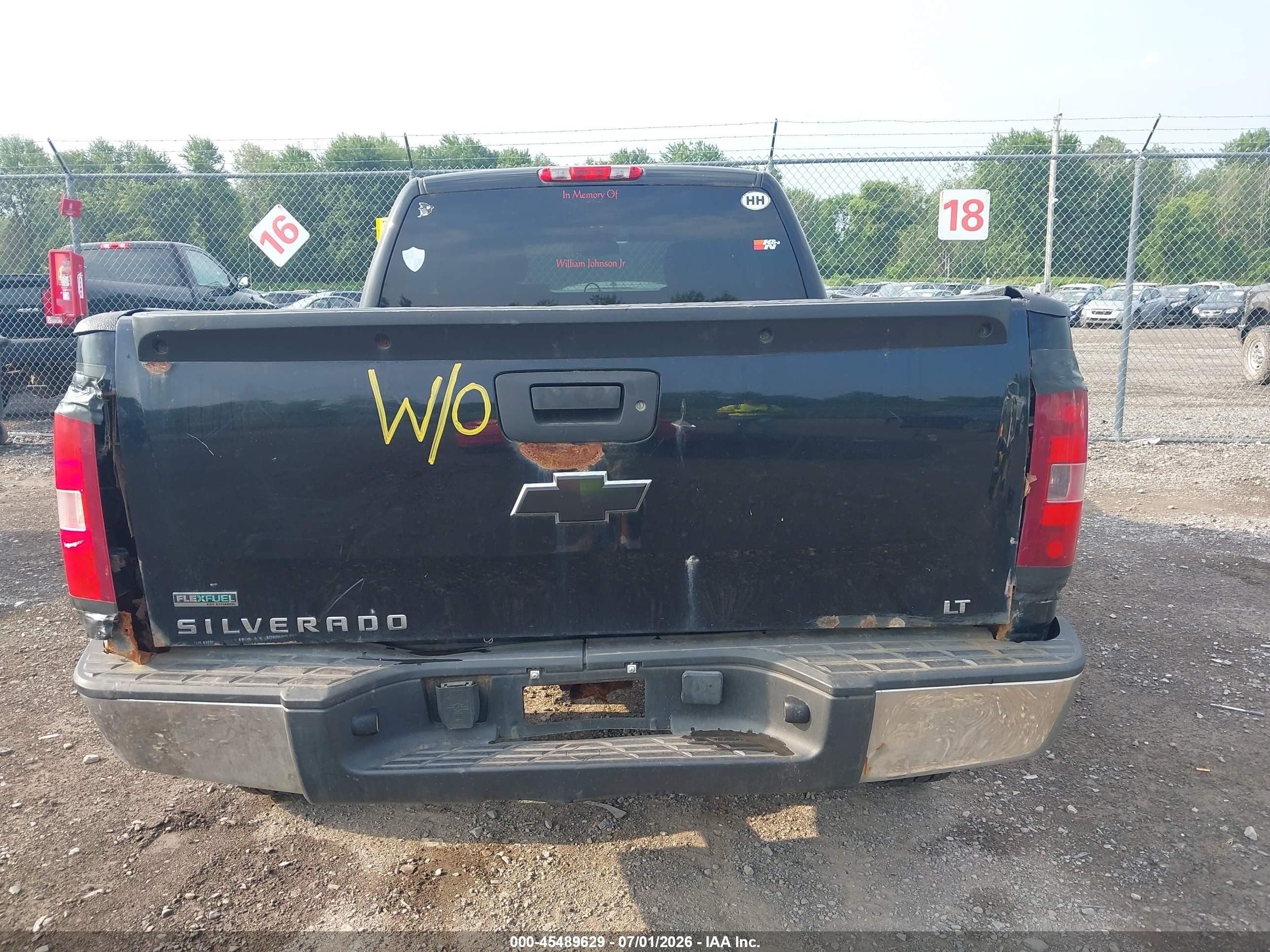2010 Chevrolet Silverado 1500 Lt Black vin: 1GCSKSE38AZ289014