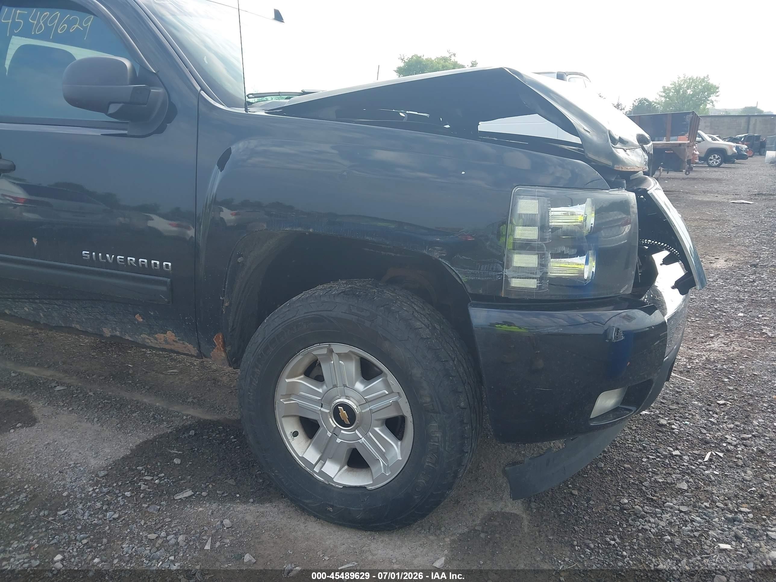 2010 Chevrolet Silverado 1500 Lt Black vin: 1GCSKSE38AZ289014