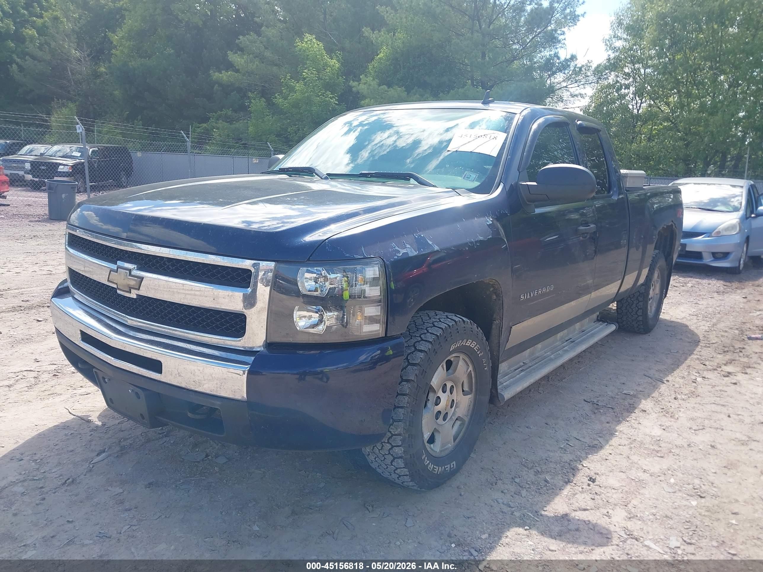 2010 Chevrolet Silverado 1500 Lt Dark Blue vin: 1GCSKSE39AZ110494