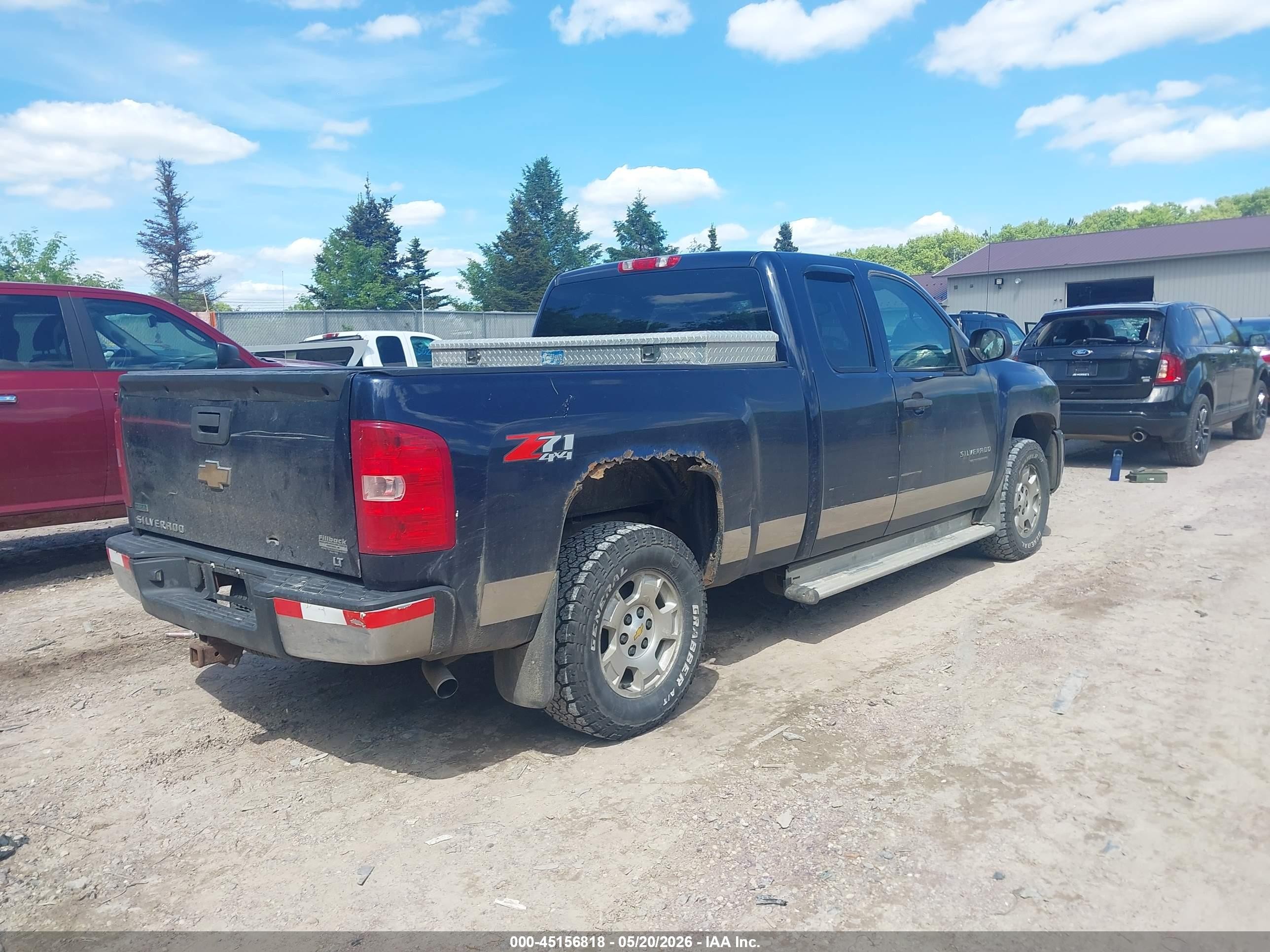 2010 Chevrolet Silverado 1500 Lt Dark Blue vin: 1GCSKSE39AZ110494