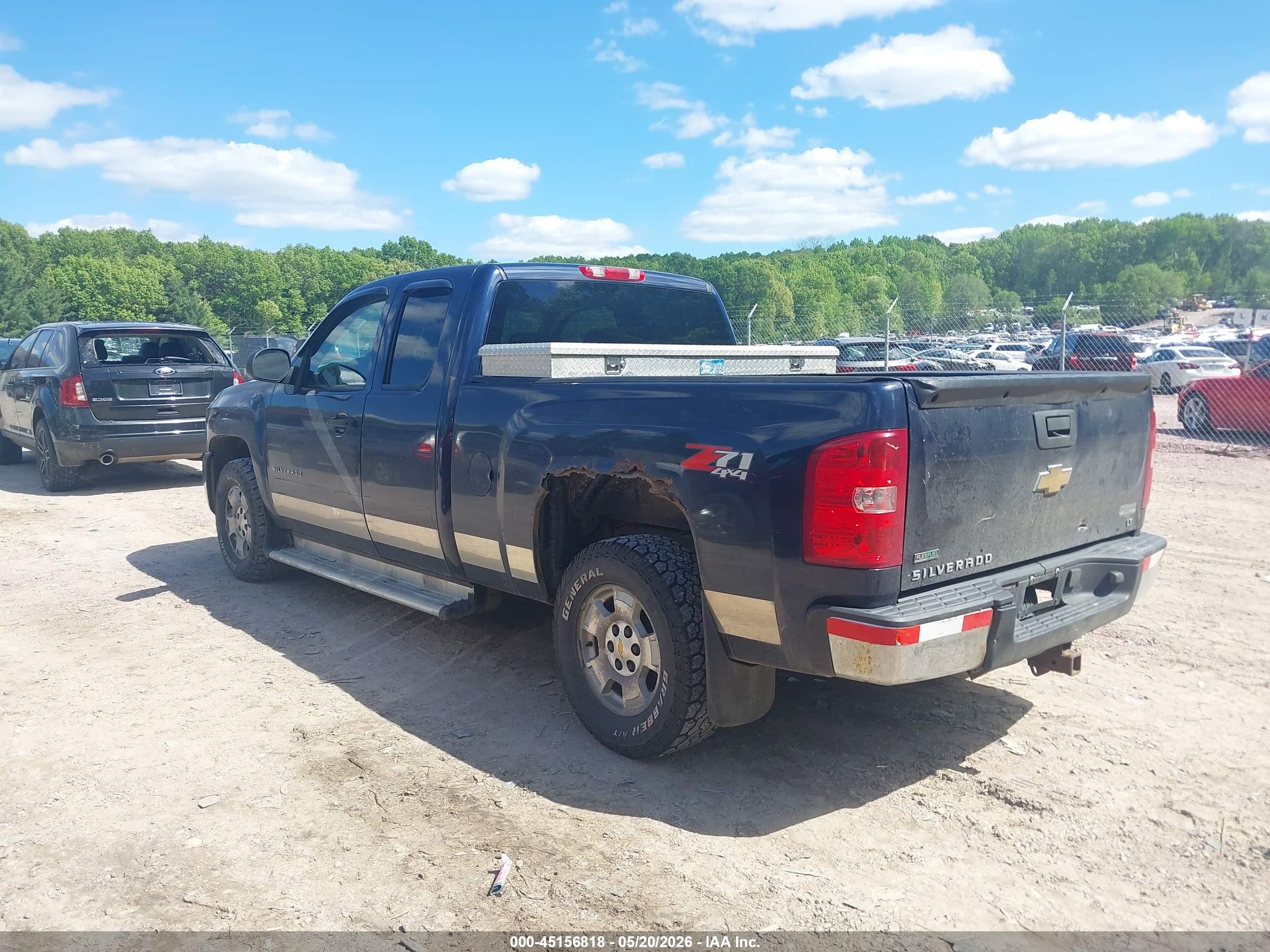 2010 Chevrolet Silverado 1500 Lt Dark Blue vin: 1GCSKSE39AZ110494
