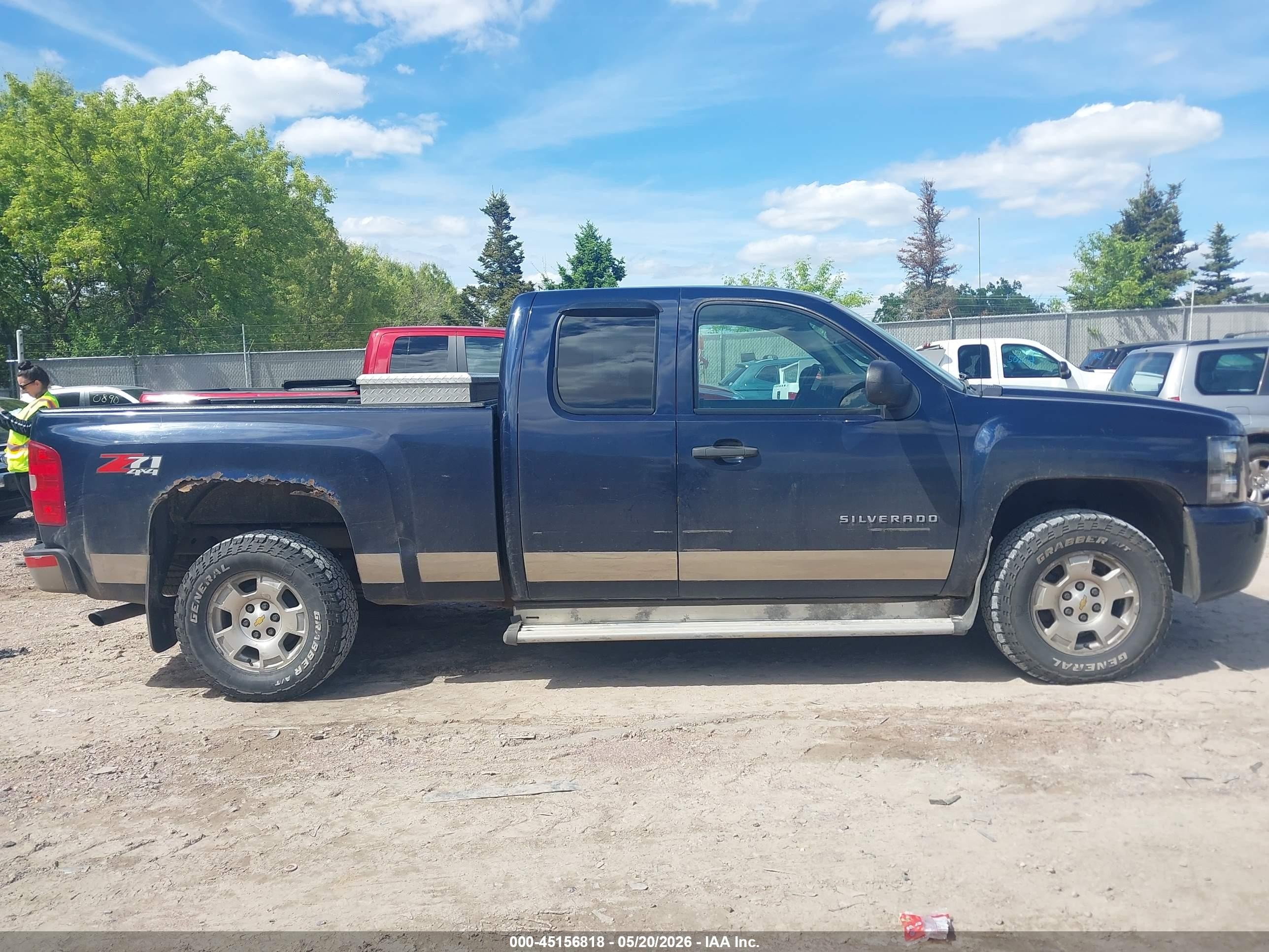 2010 Chevrolet Silverado 1500 Lt Dark Blue vin: 1GCSKSE39AZ110494