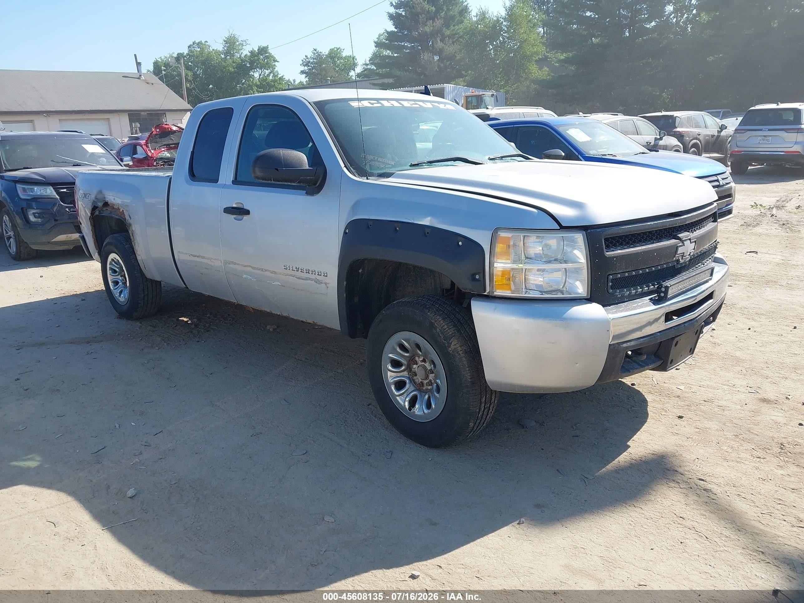 2010 Chevrolet Silverado 1500 Lt Silver vin: 1GCSKSE39AZ162305