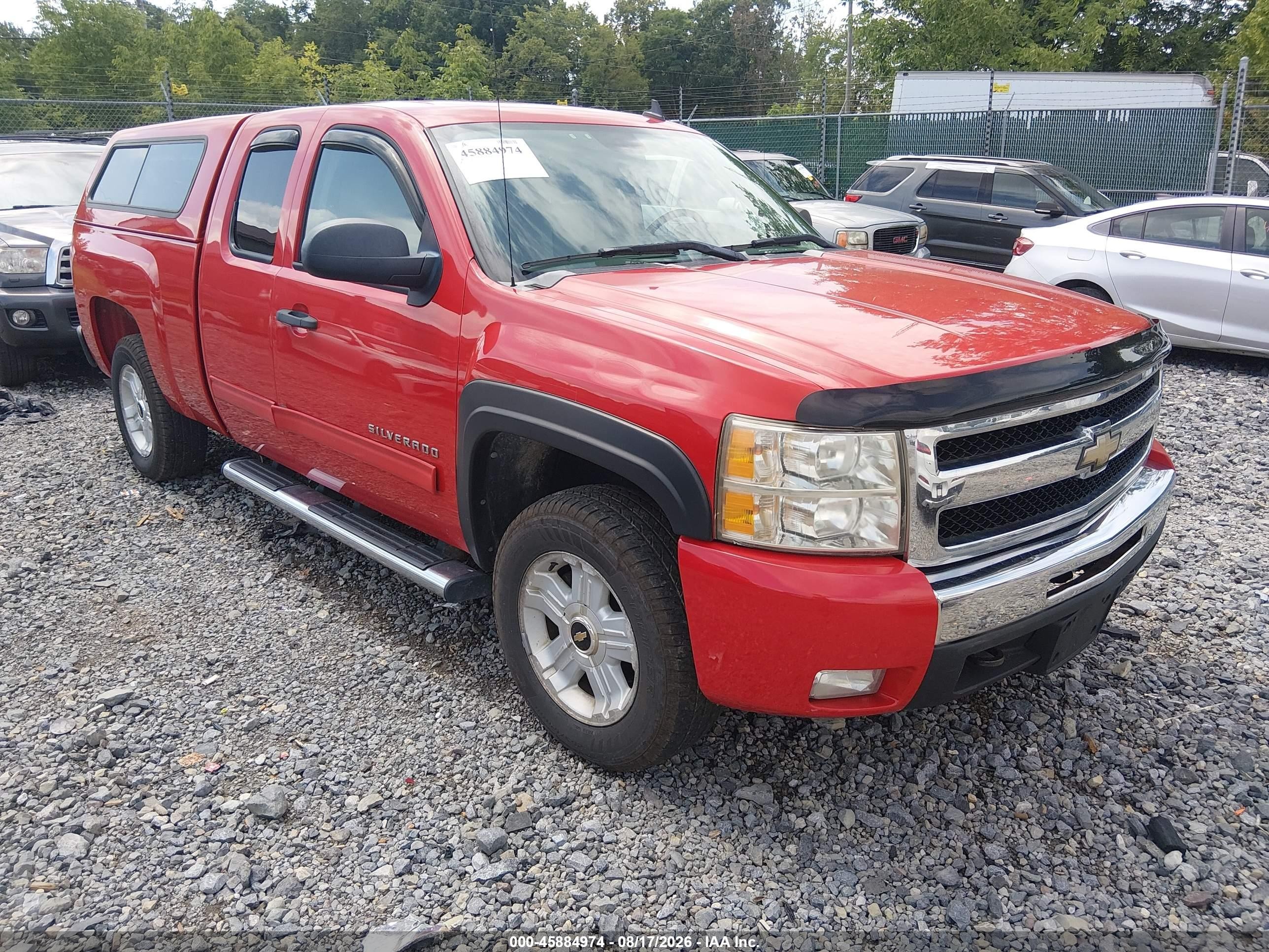 2010 Chevrolet Silverado 1500 Lt Red vin: 1GCSKSE39AZ286834