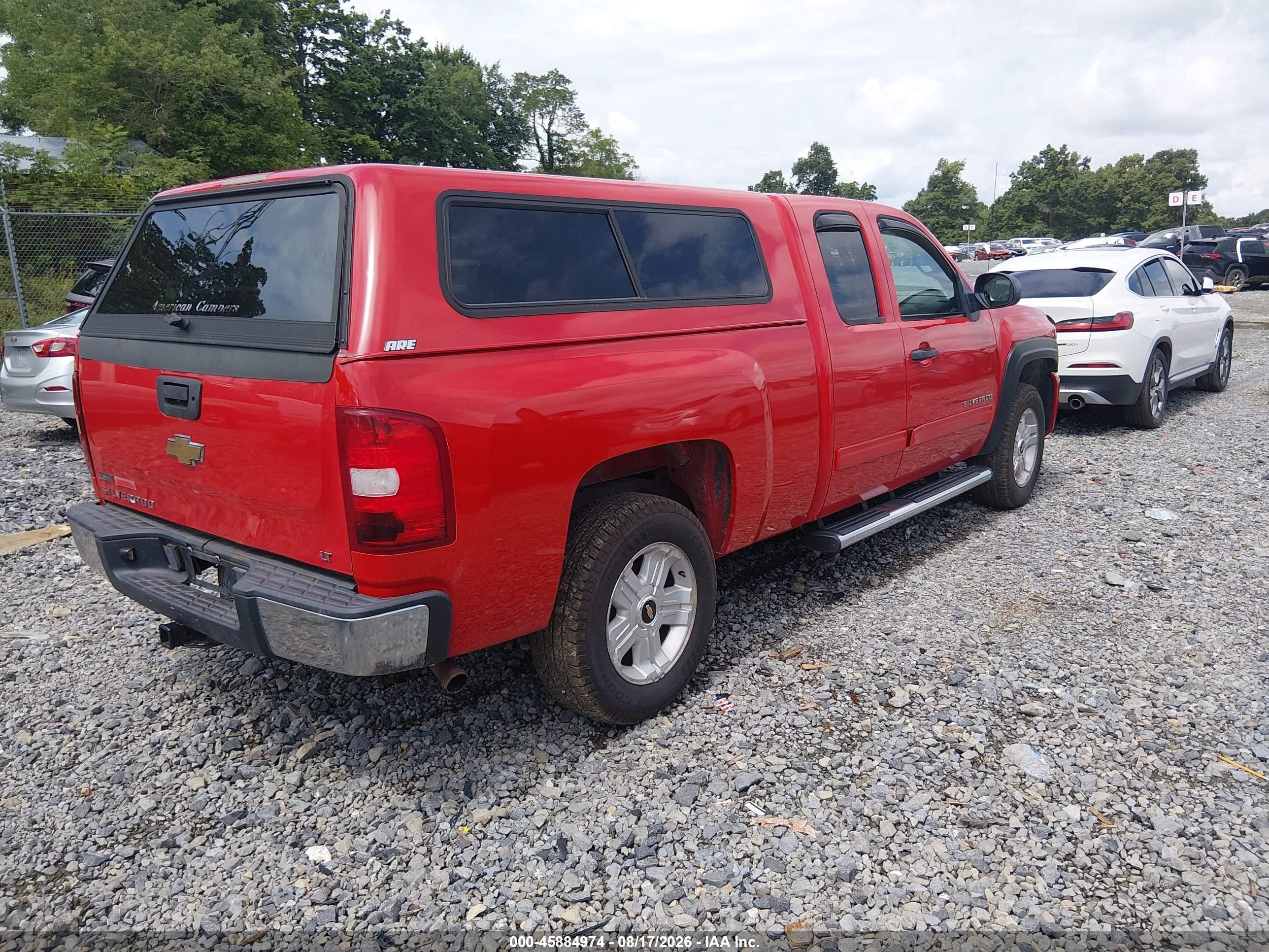 2010 Chevrolet Silverado 1500 Lt Red vin: 1GCSKSE39AZ286834