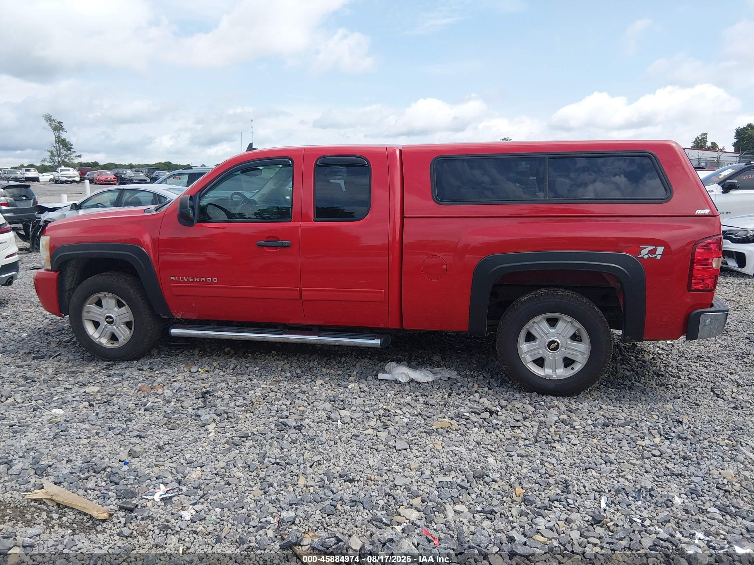 2010 Chevrolet Silverado 1500 Lt Red vin: 1GCSKSE39AZ286834