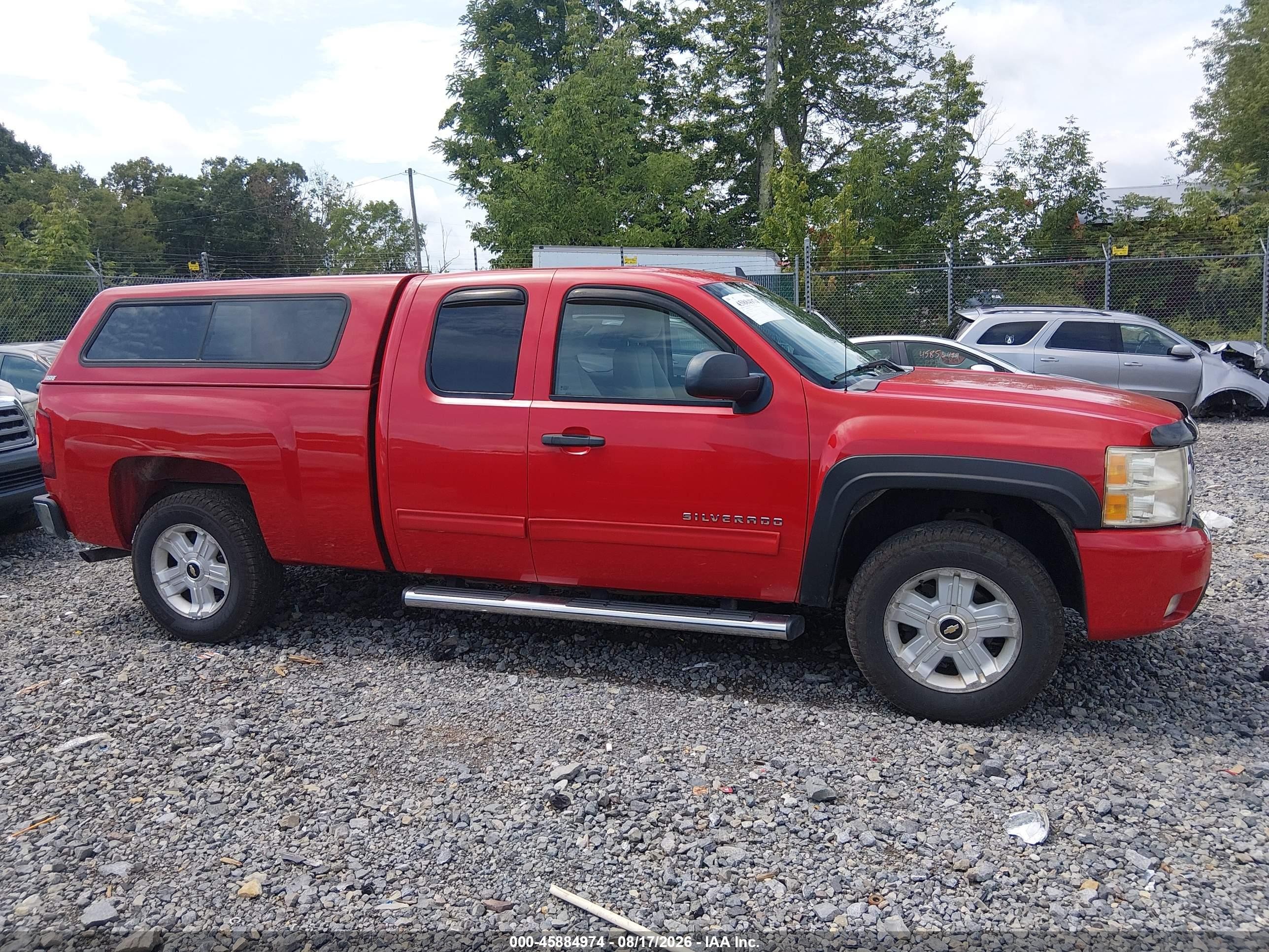 2010 Chevrolet Silverado 1500 Lt Red vin: 1GCSKSE39AZ286834