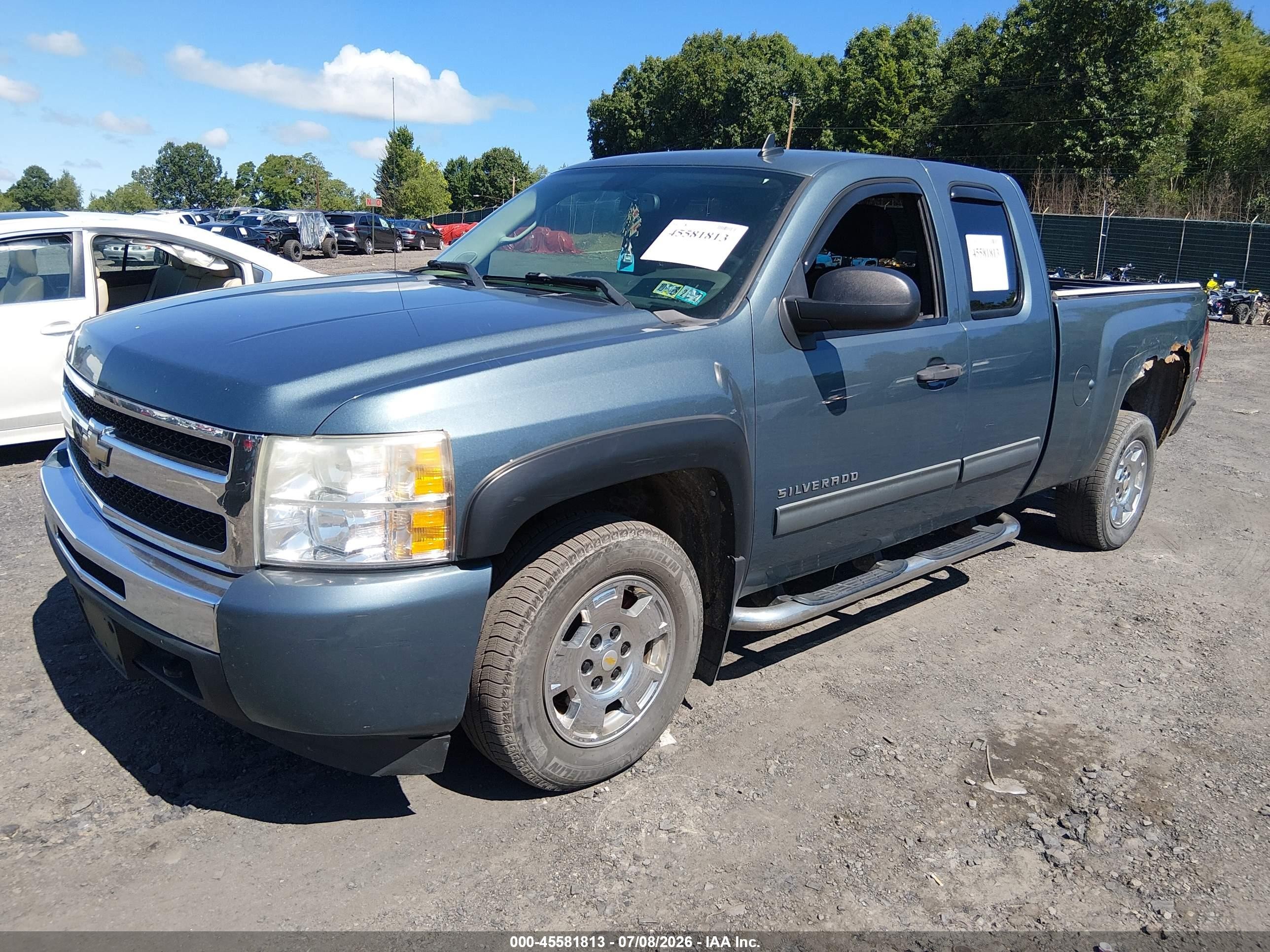 2010 Chevrolet Silverado 1500 Lt Blue vin: 1GCSKSE3XAZ128440