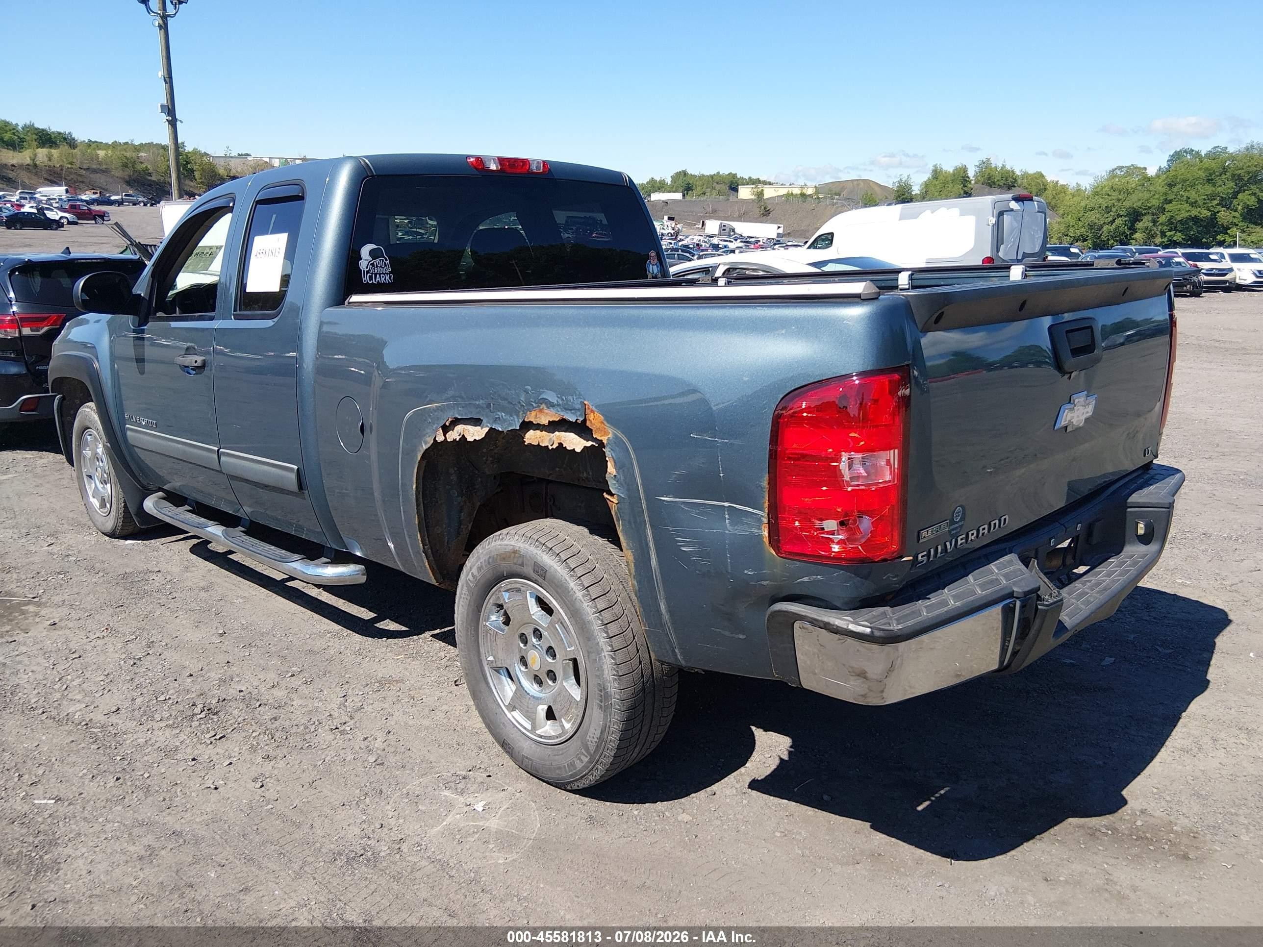 2010 Chevrolet Silverado 1500 Lt Blue vin: 1GCSKSE3XAZ128440