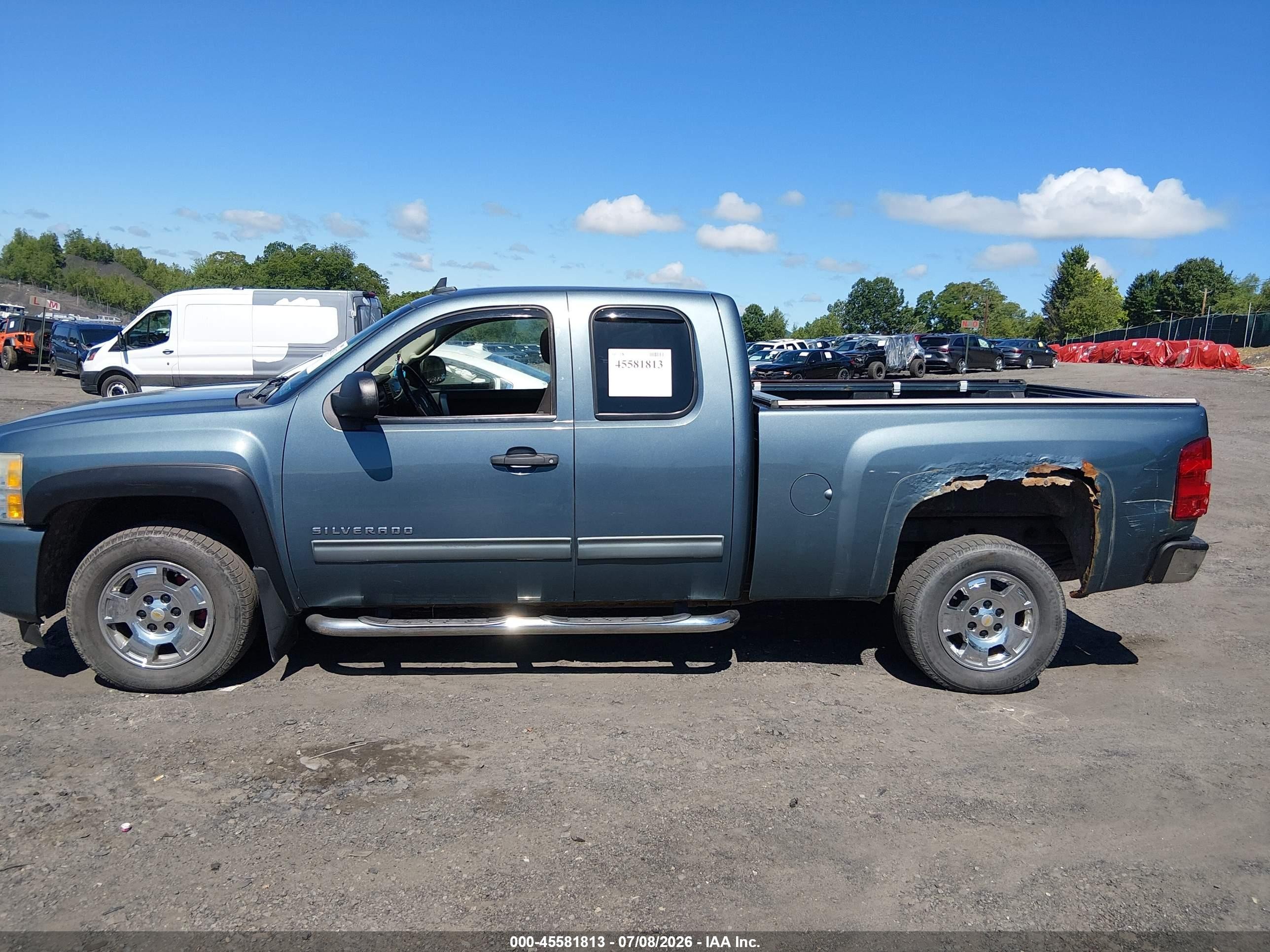 2010 Chevrolet Silverado 1500 Lt Blue vin: 1GCSKSE3XAZ128440