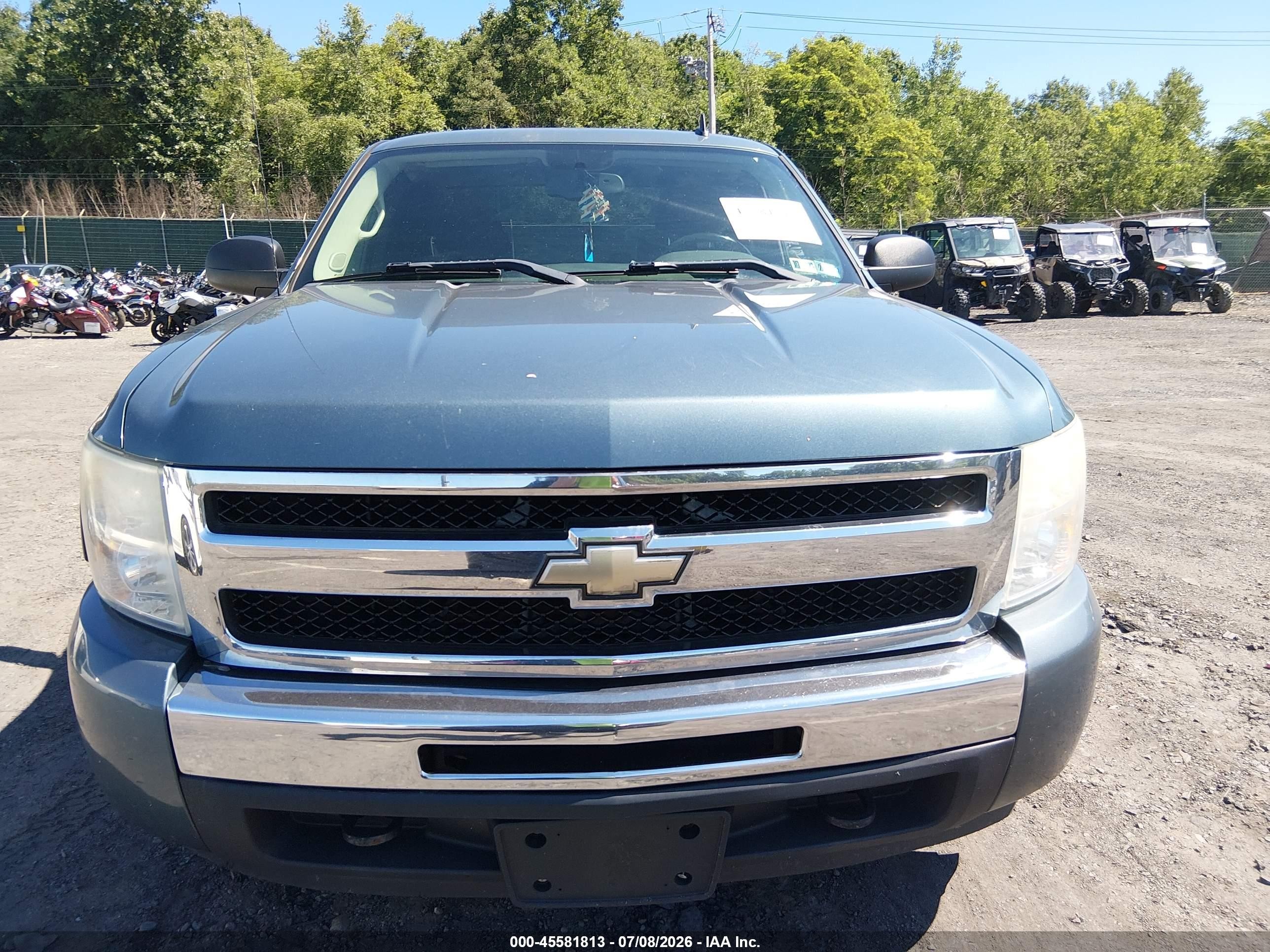 2010 Chevrolet Silverado 1500 Lt Blue vin: 1GCSKSE3XAZ128440