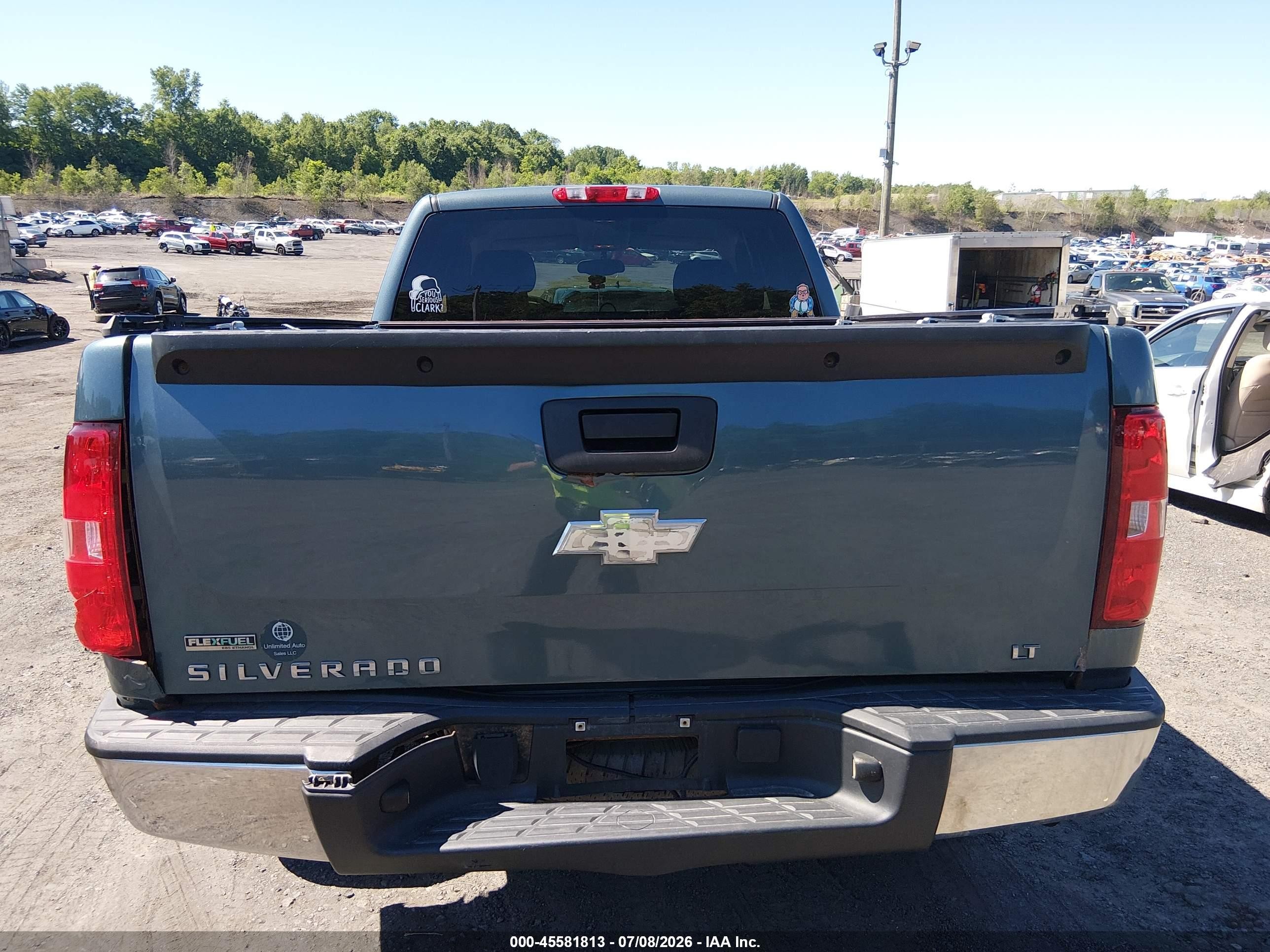 2010 Chevrolet Silverado 1500 Lt Blue vin: 1GCSKSE3XAZ128440