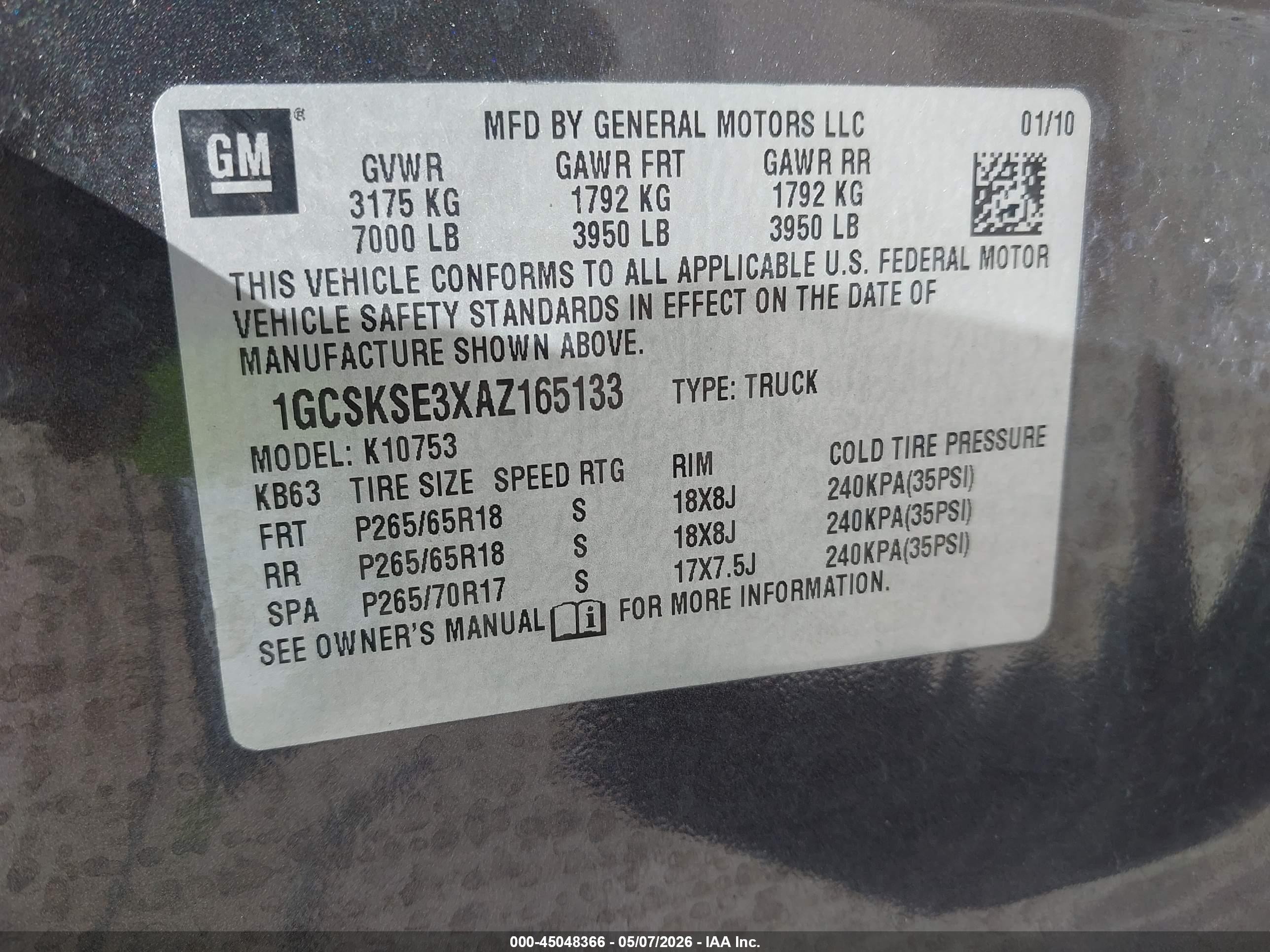 2010 Chevrolet Silverado 1500 Lt Gray vin: 1GCSKSE3XAZ165133