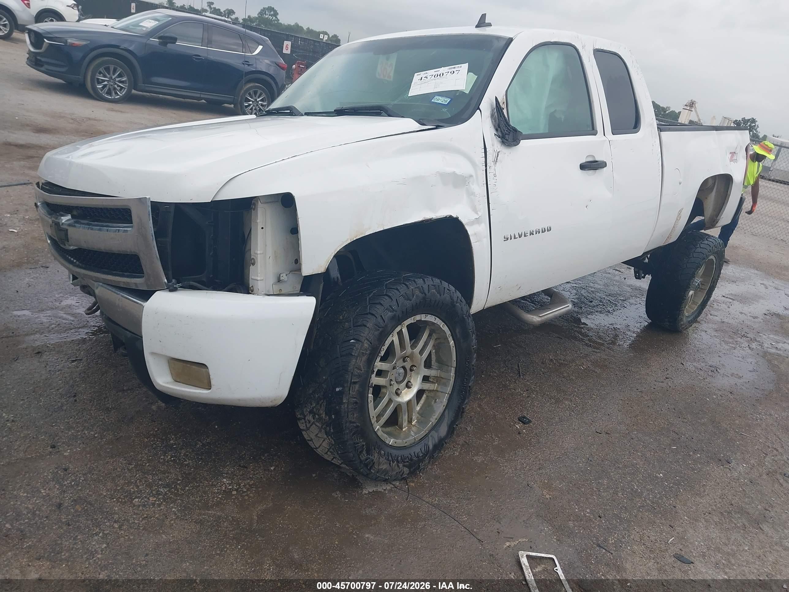 2010 Chevrolet Silverado 1500 Lt Белый vin: 1GCSKSE3XAZ232376