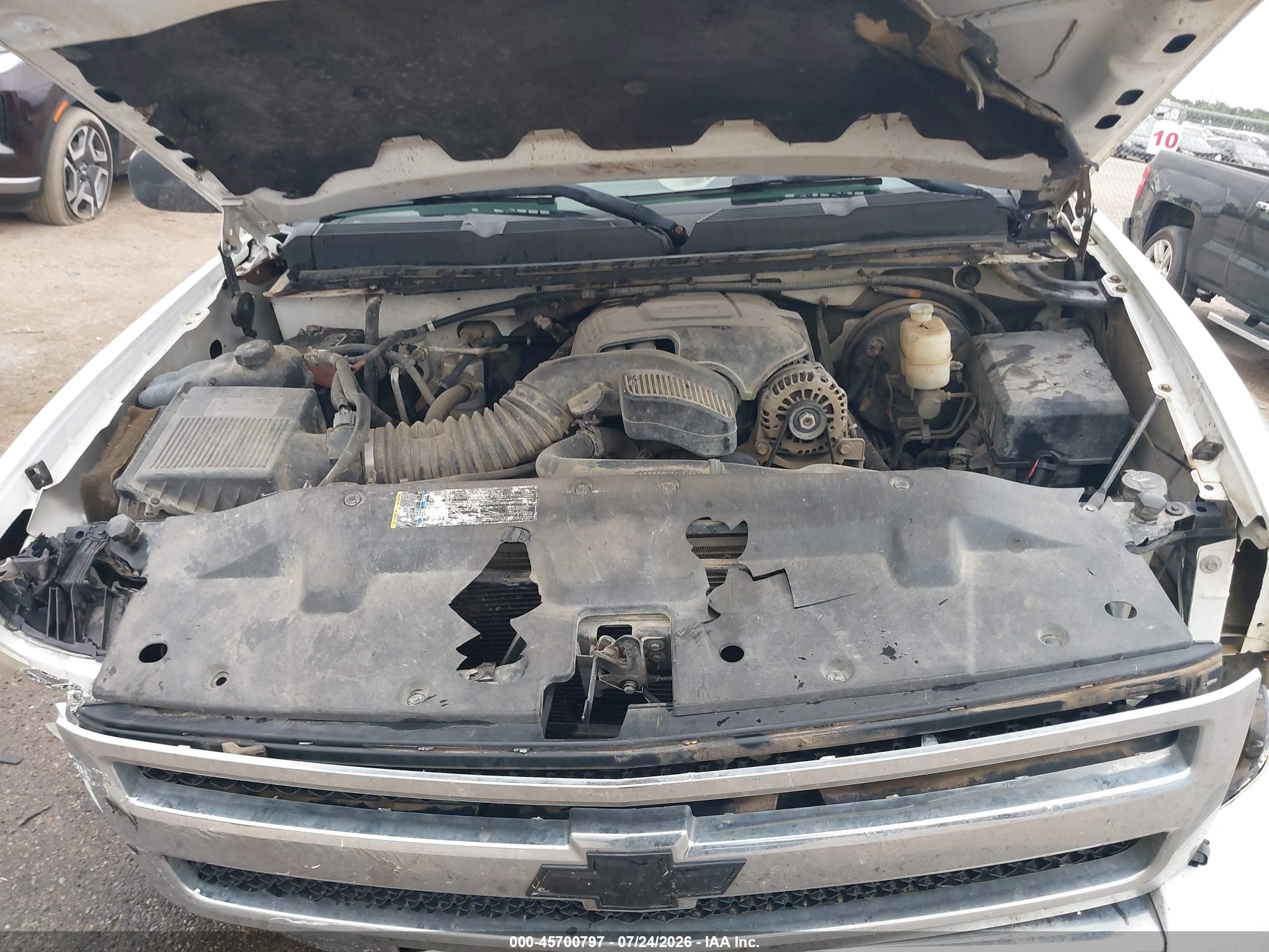 2010 Chevrolet Silverado 1500 Lt Белый vin: 1GCSKSE3XAZ232376