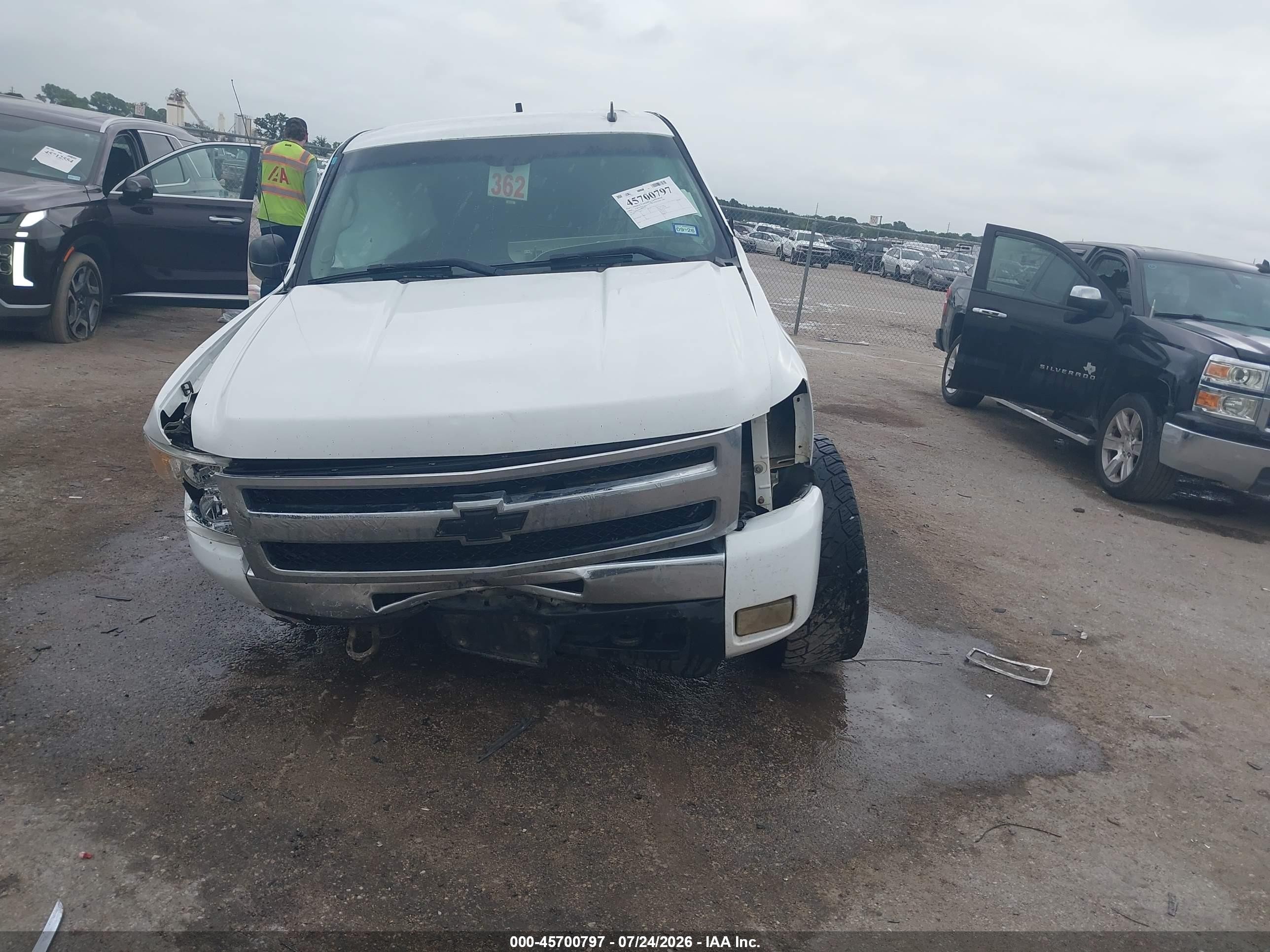 2010 Chevrolet Silverado 1500 Lt Белый vin: 1GCSKSE3XAZ232376