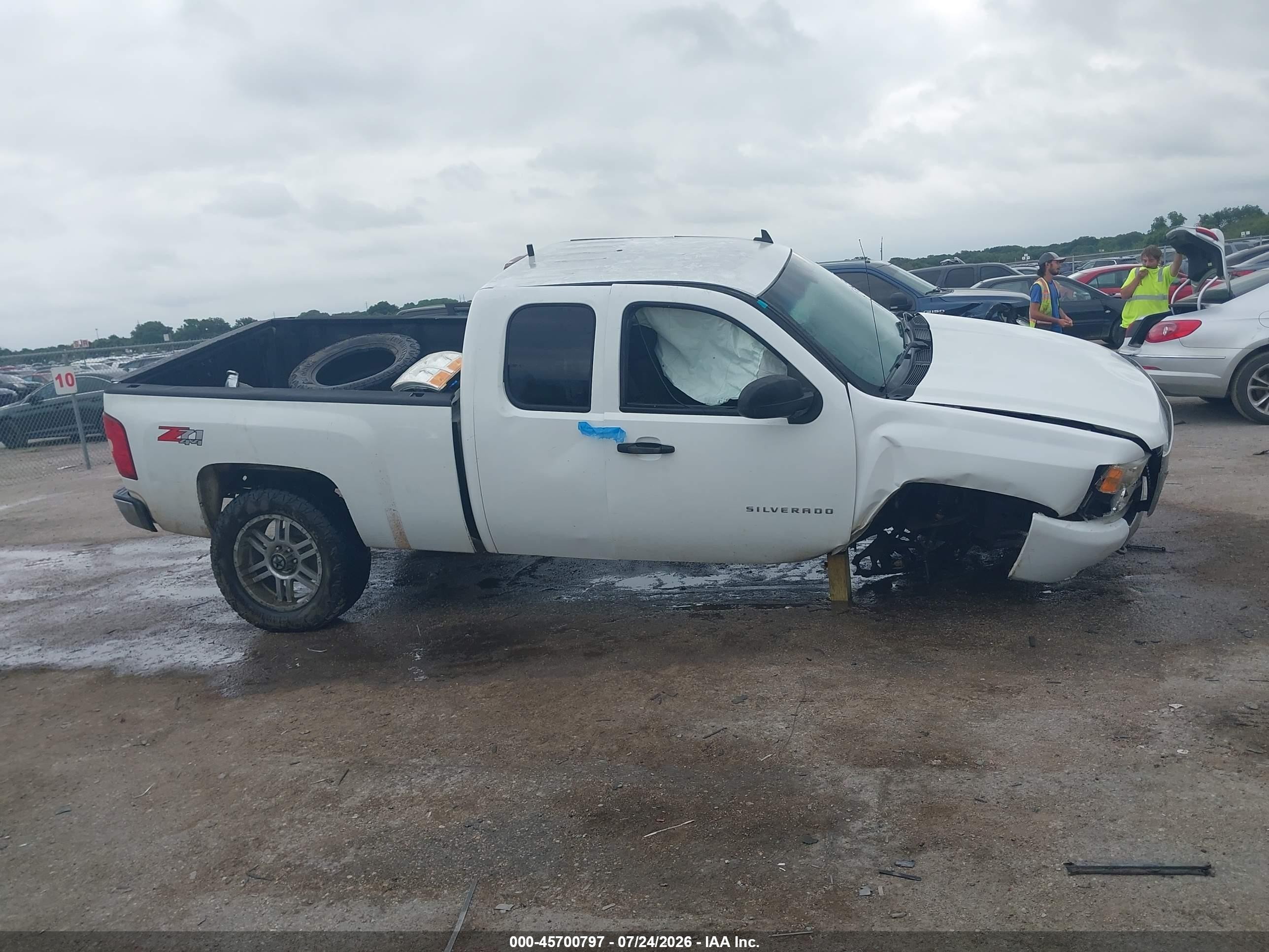 2010 Chevrolet Silverado 1500 Lt Белый vin: 1GCSKSE3XAZ232376