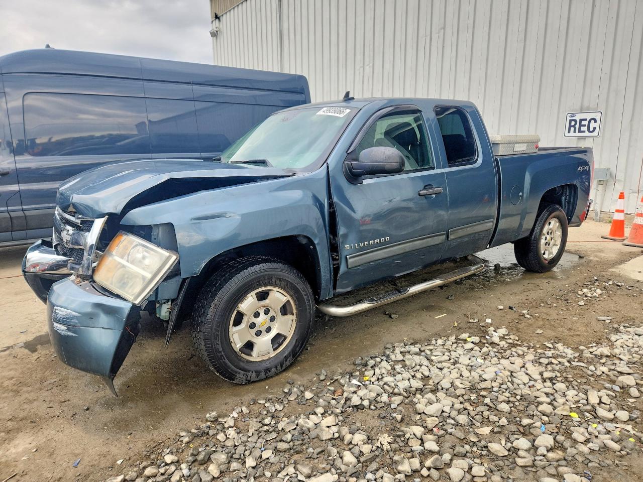 2010 Chevrolet Silverado K1500 Lt Blue vin: 1GCSKSE3XAZ259450