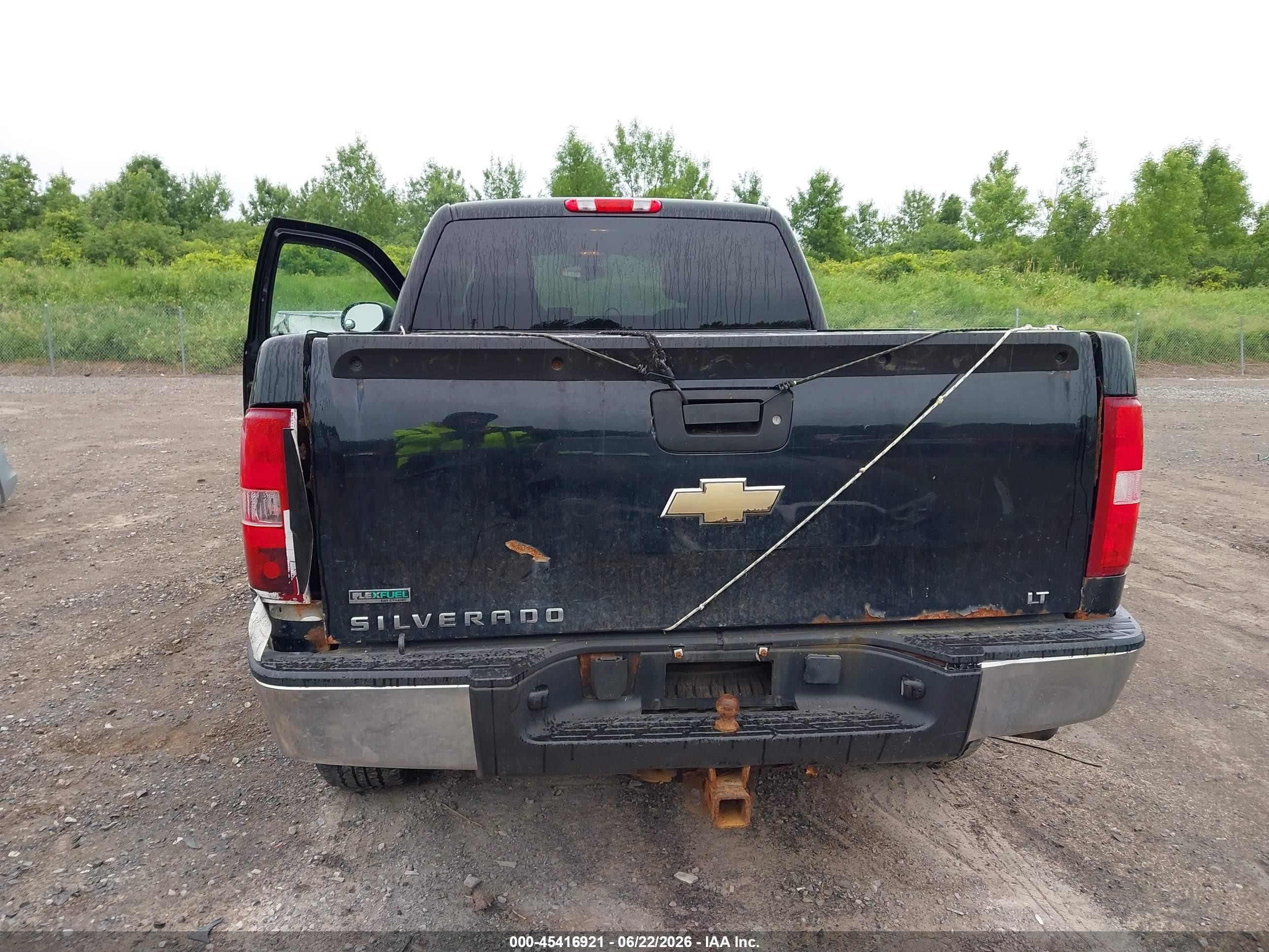 2010 Chevrolet Silverado 1500 Lt Black vin: 1GCSKSE3XAZ282792